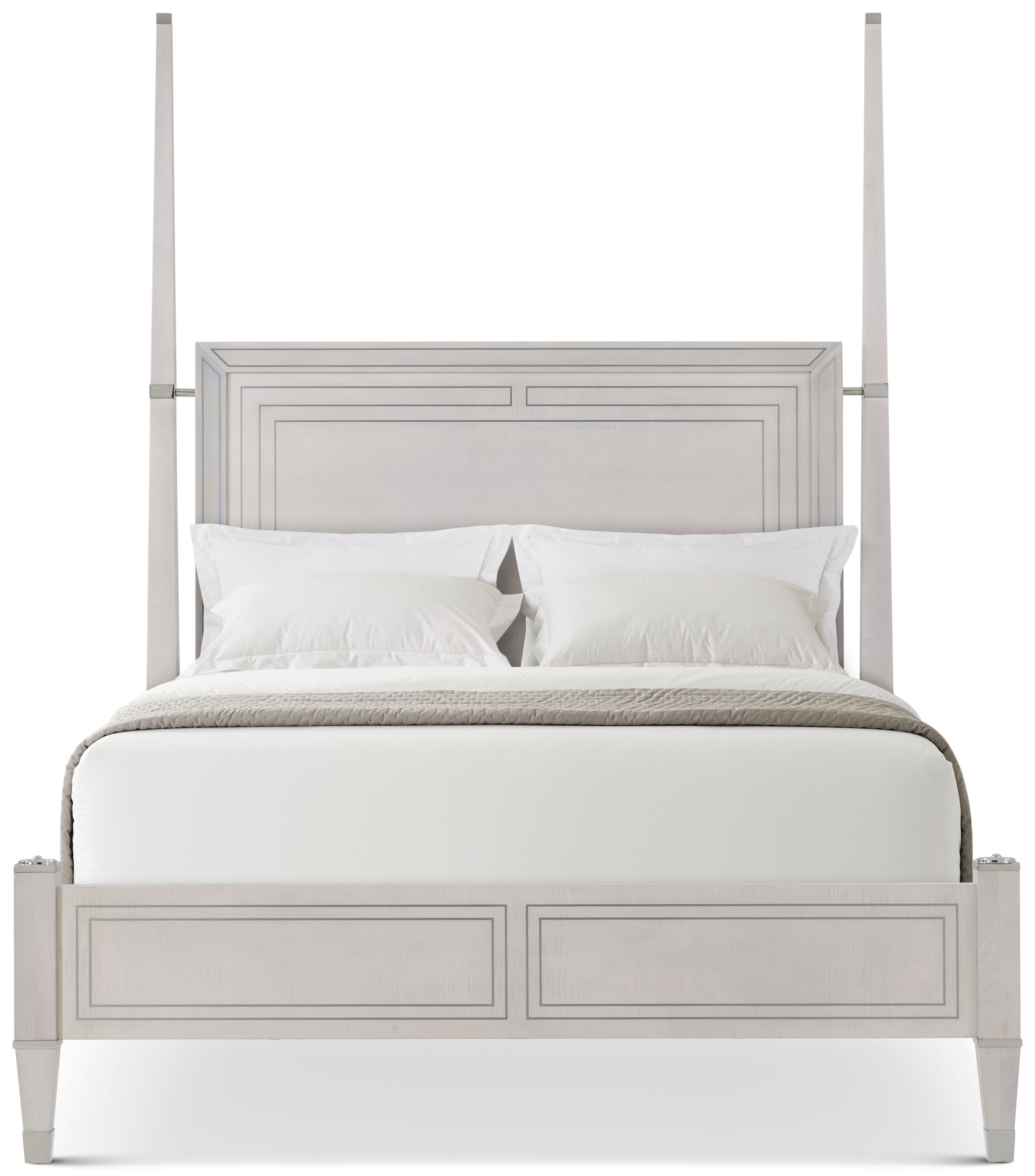 Spencer London King Poster Bed - Beds by Theodore Alexander