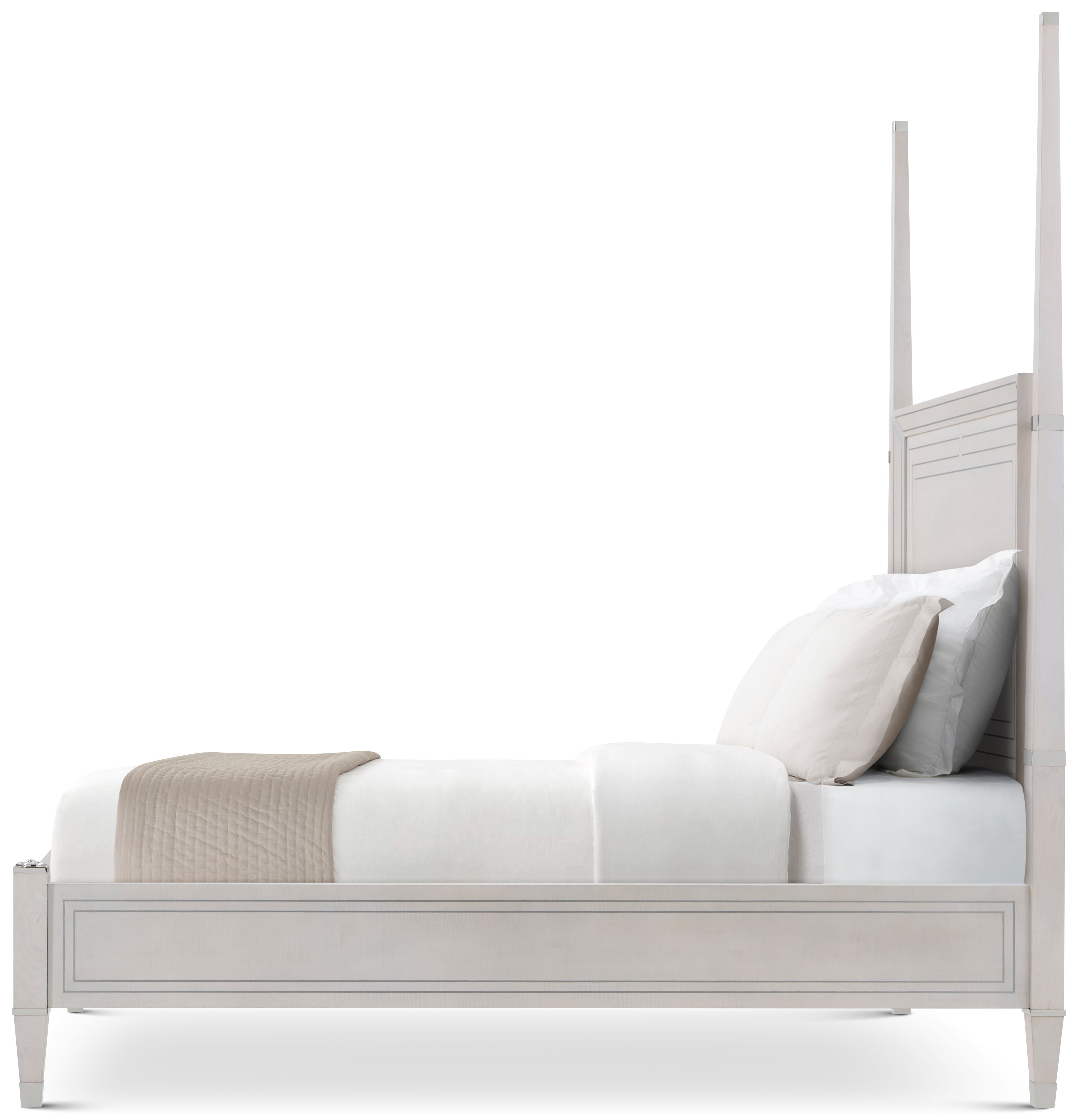 Spencer London King Poster Bed - Beds by Theodore Alexander