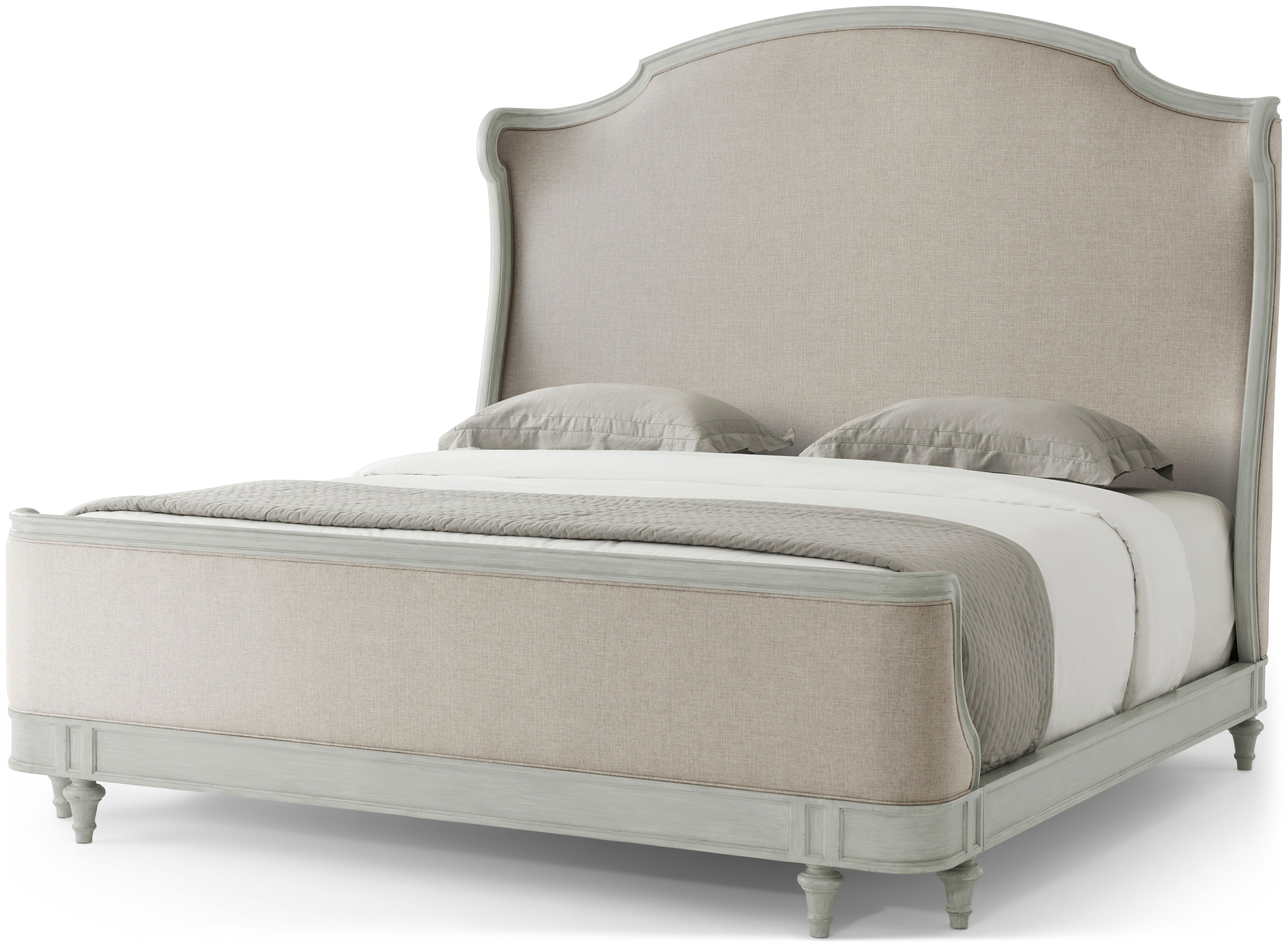 The Madeleine US King Bed in Beech - Theodore Alexander