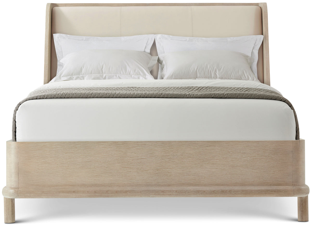 Repose Wooden With Upholstered Headboard US King Bed | Theodore Alexander | Sutter & Vale