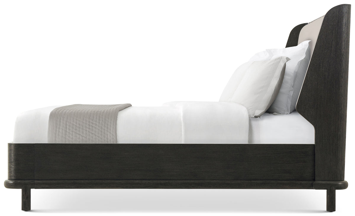 Repose Wooden With Upholstered Headboard US King Bed | Theodore Alexander | Sutter & Vale