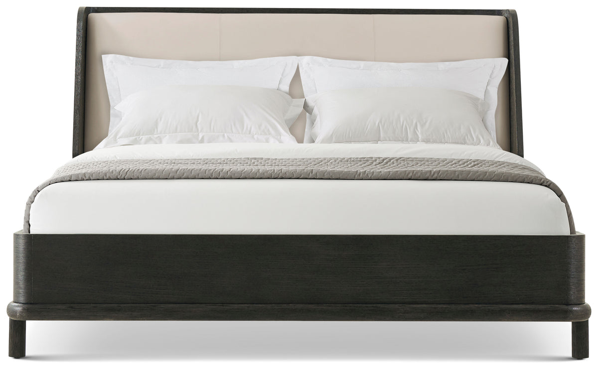 Repose Wooden With Upholstered Headboard US King Bed | Theodore Alexander | Sutter & Vale