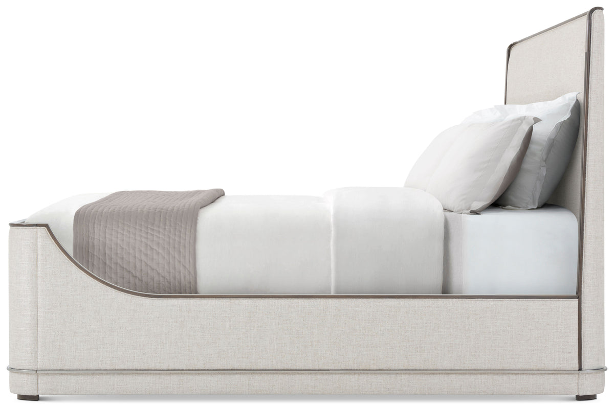Hudson King Upholstered Bed | Theodore Alexander | Sutter & Vale