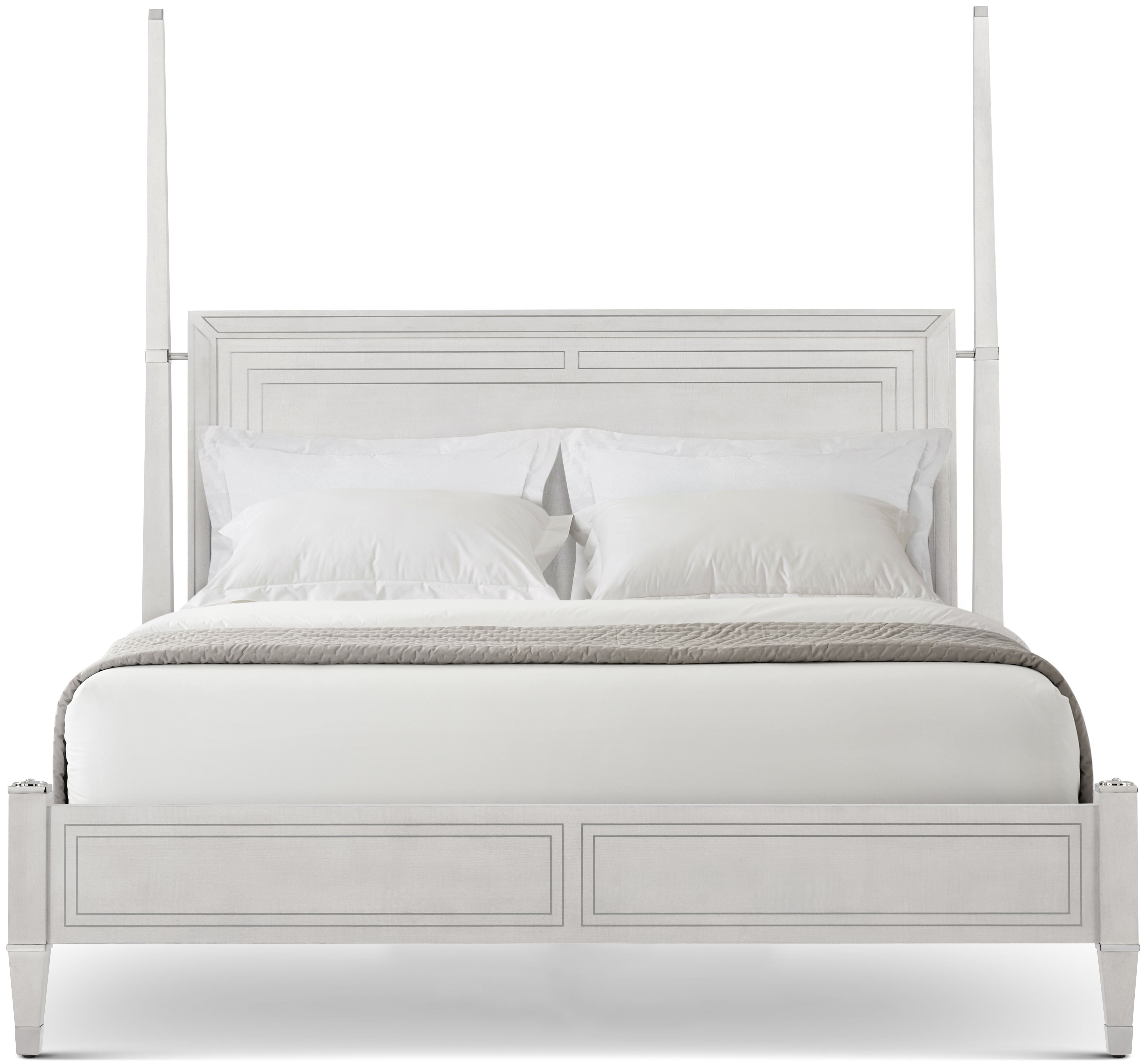 Spencer London King Poster Bed - Beds by Theodore Alexander