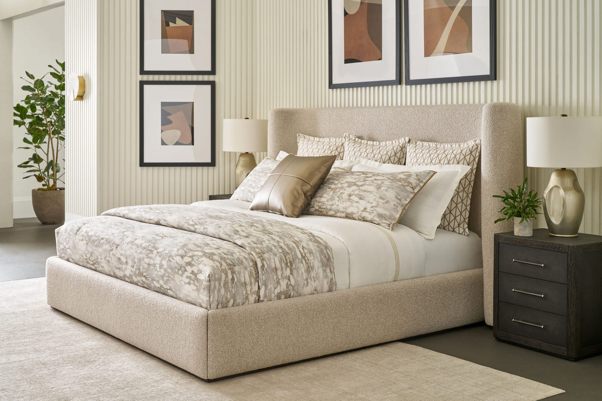 Maxwell King Upholstered Bed – Beds by Theodore Alexander | Sutter & Vale