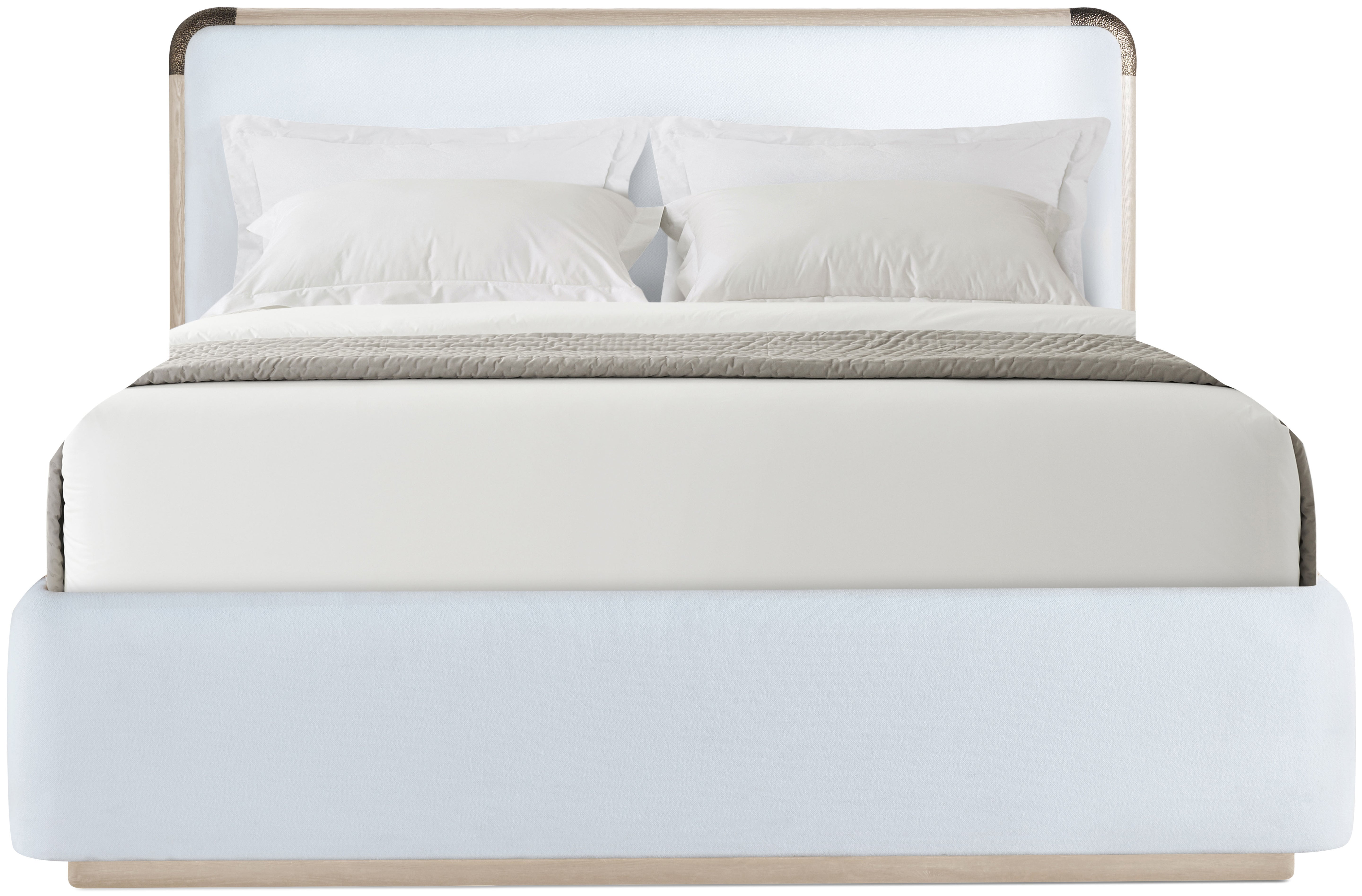 Luna Upholstered King Bed - Beds by Theodore Alexander