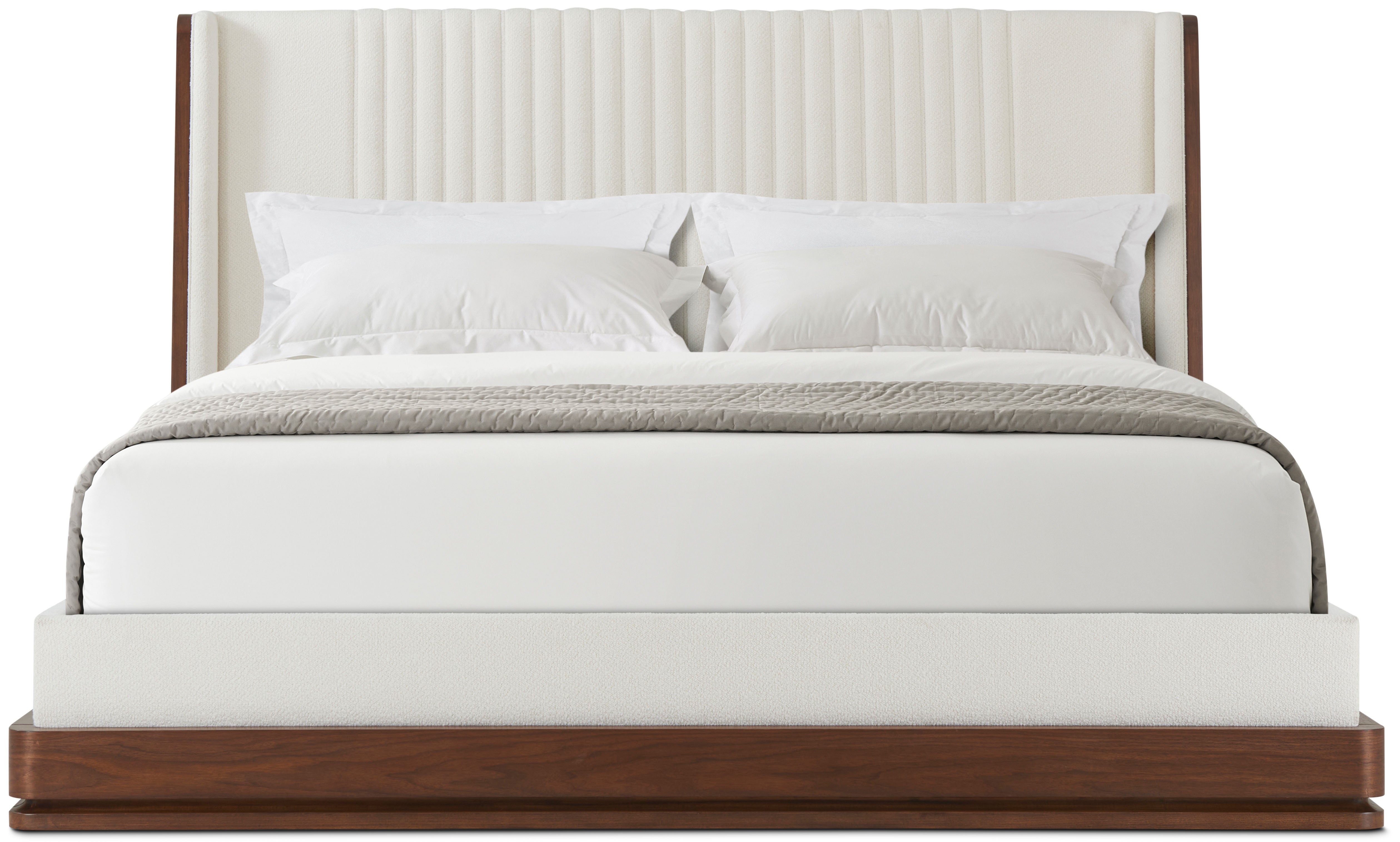 Coronet Walnut Channel Bed – Beds by Theodore Alexander | Sutter & Vale