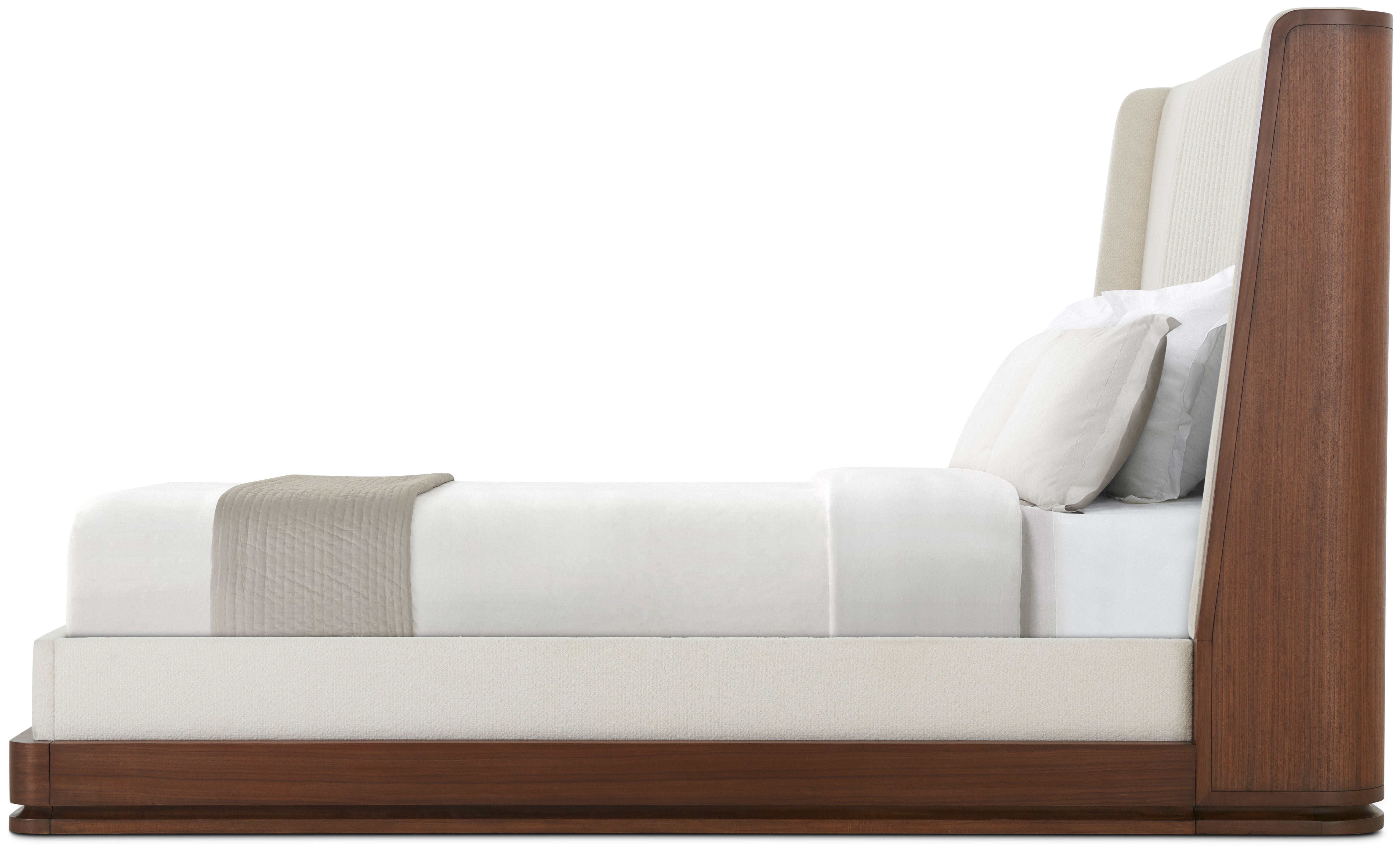 Coronet Walnut Channel Bed – Beds by Theodore Alexander | Sutter & Vale