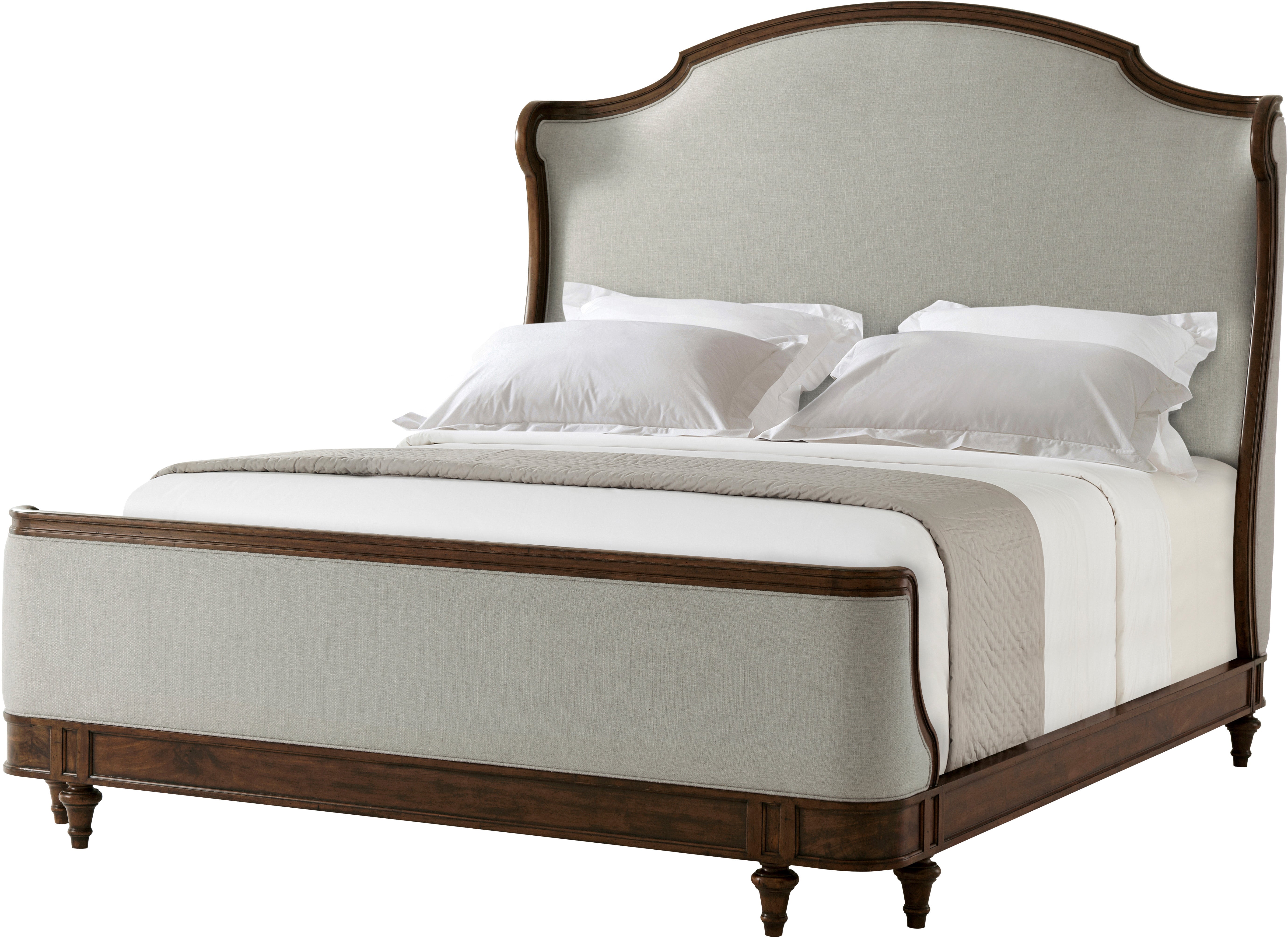 The Madeleine US Queen Bed in Beech - Theodore Alexander