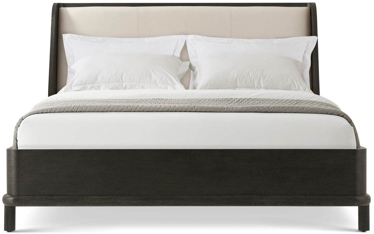 Repose Wooden With Upholstered Headboard US King Bed