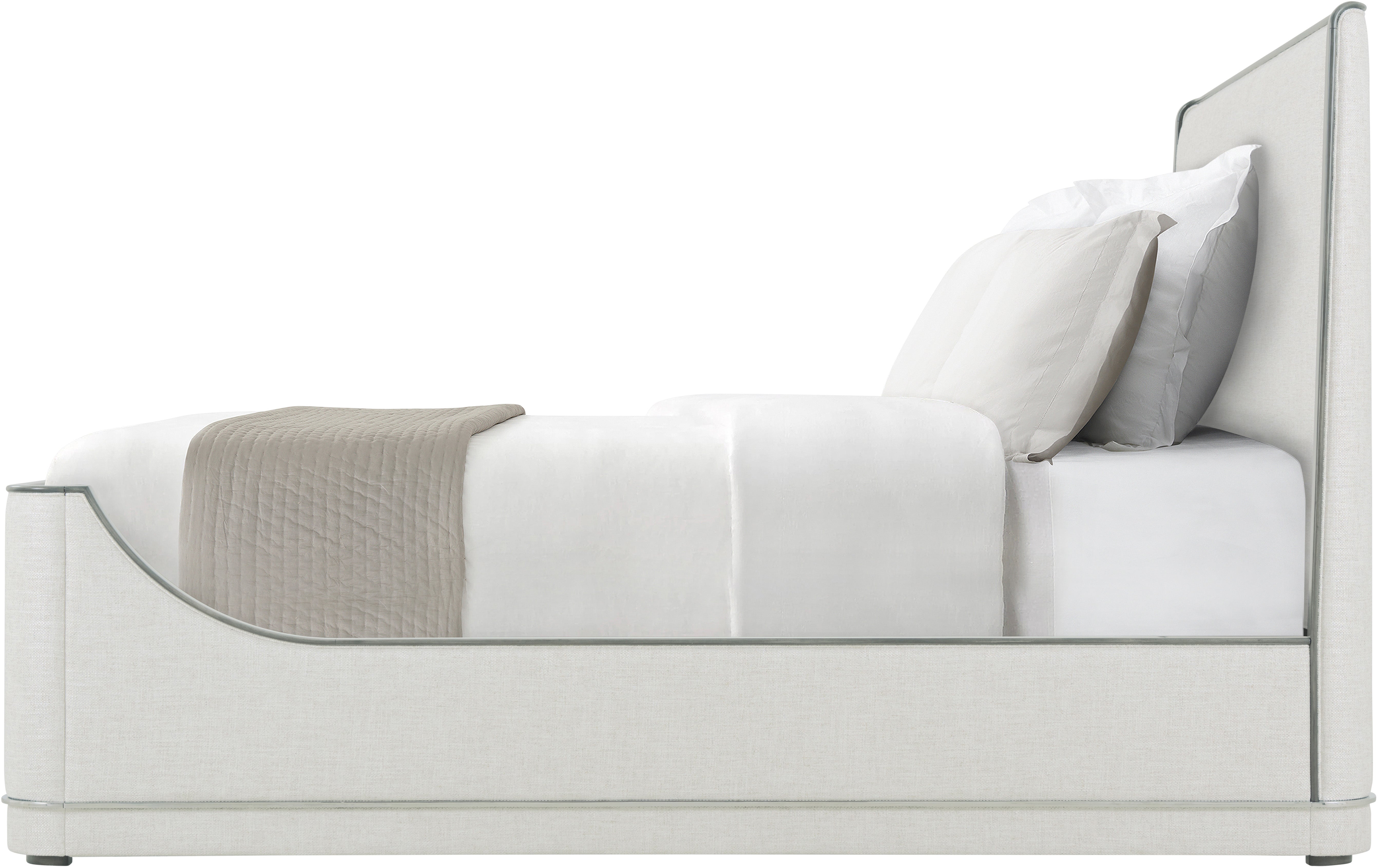 Hudson King Upholstered Bed - Beds by Theodore Alexander
