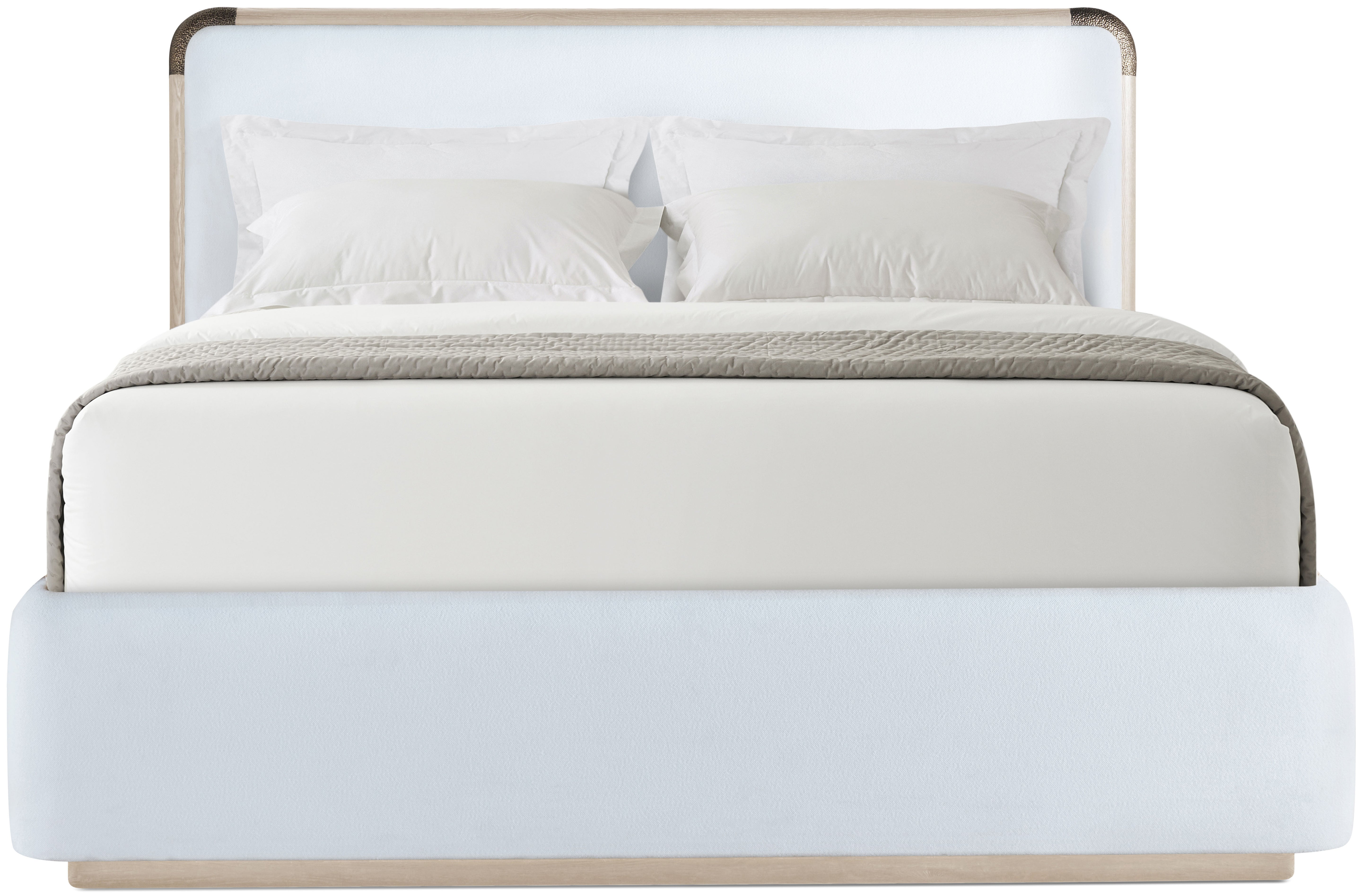 Luna Upholstered King Bed - Beds by Theodore Alexander