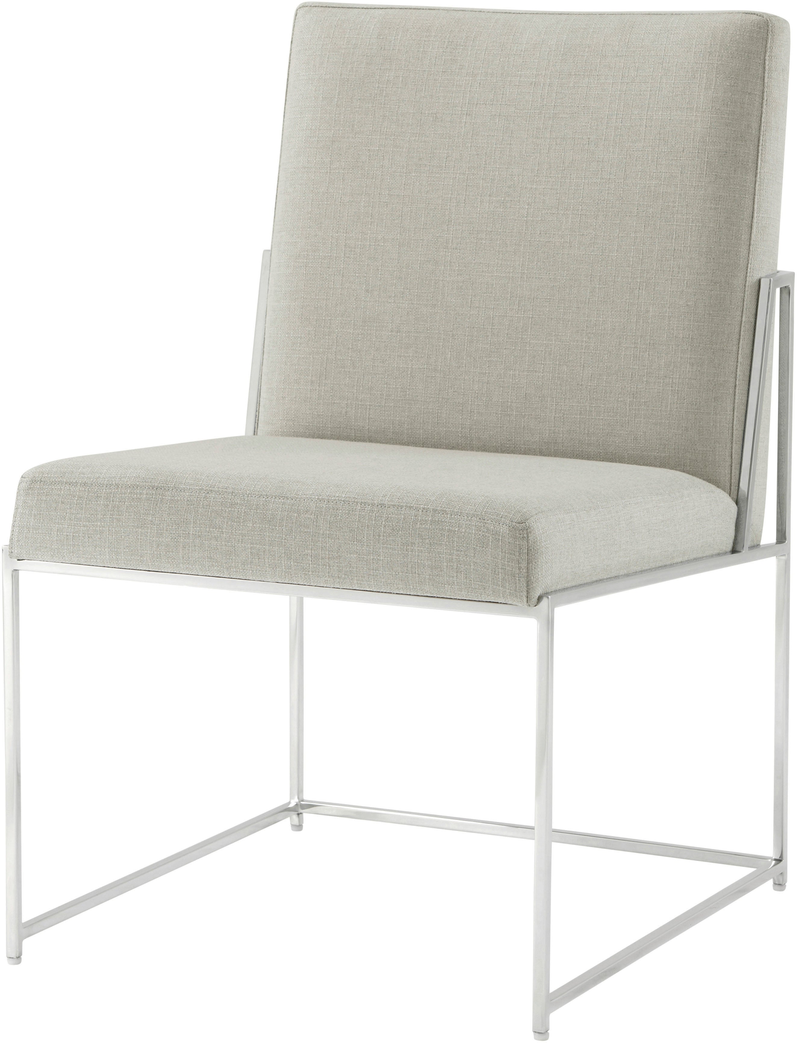 Marcello Dining Side Chair in Steel - Theodore Alexander