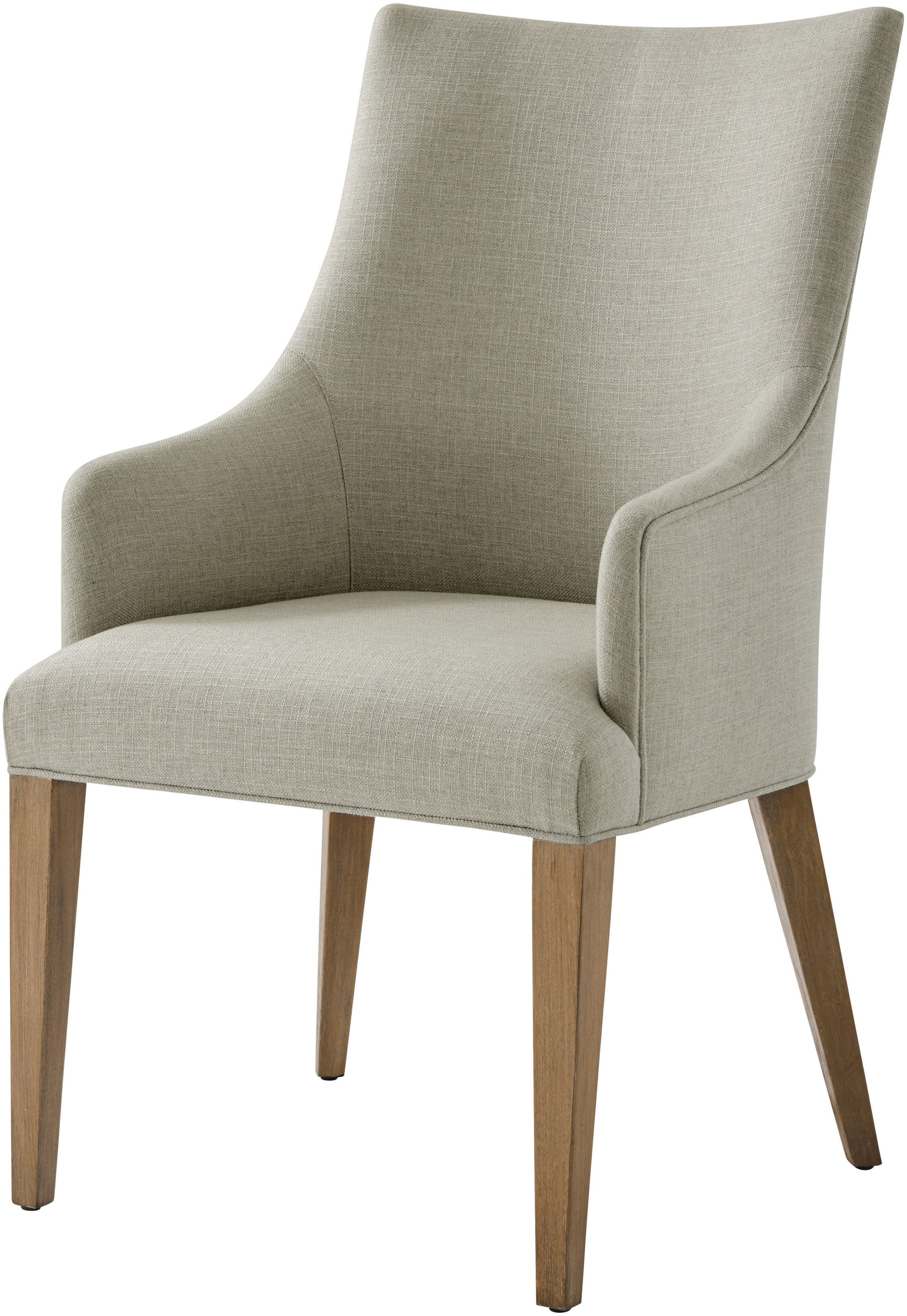 Adele Dining Armchair in Beech - Theodore Alexander