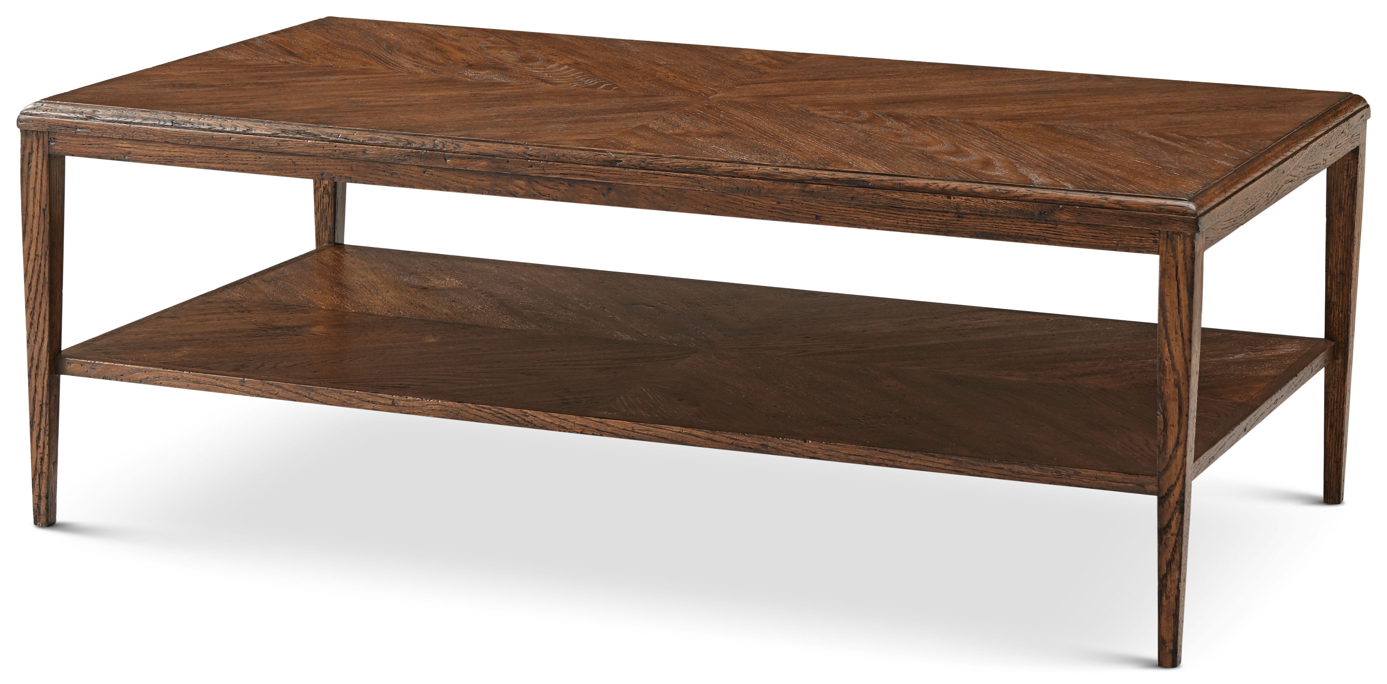 Nova Undertier Shelf Cocktail Table in VCF1672.1C2M3F_Dusk_Finish / Solid Wood, Veneer - Theodore Alexander