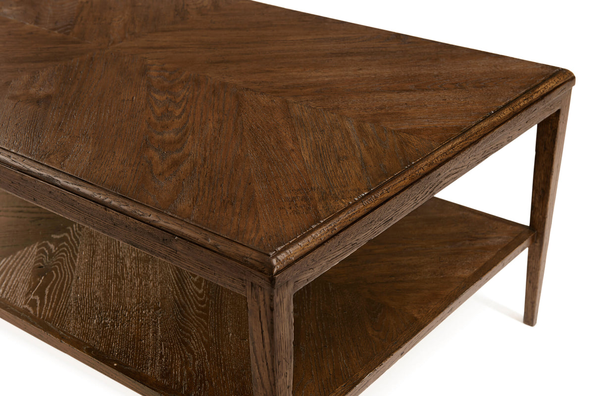 Nova  Undertier Shelf Cocktail Table – Cocktail Tables by Theodore Alexander | Sutter & Vale