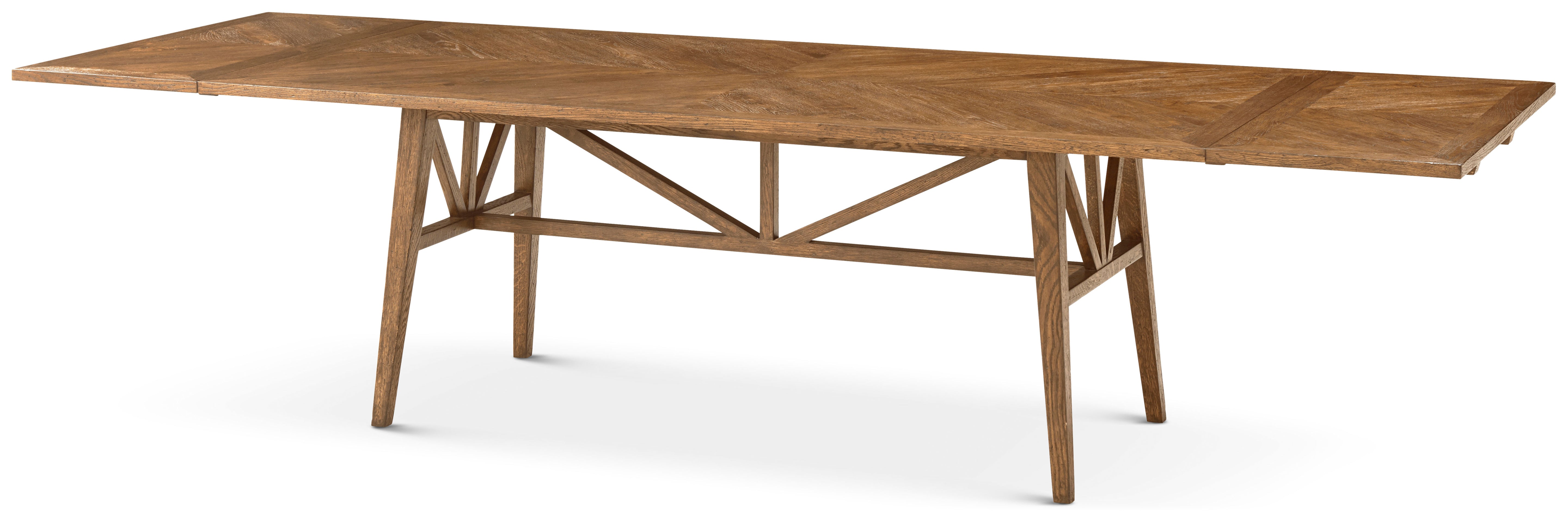 Nova Extending Dining Table in VCF1671.1C2M3F_Dawn_Finish / Oak, Veneer - Theodore Alexander