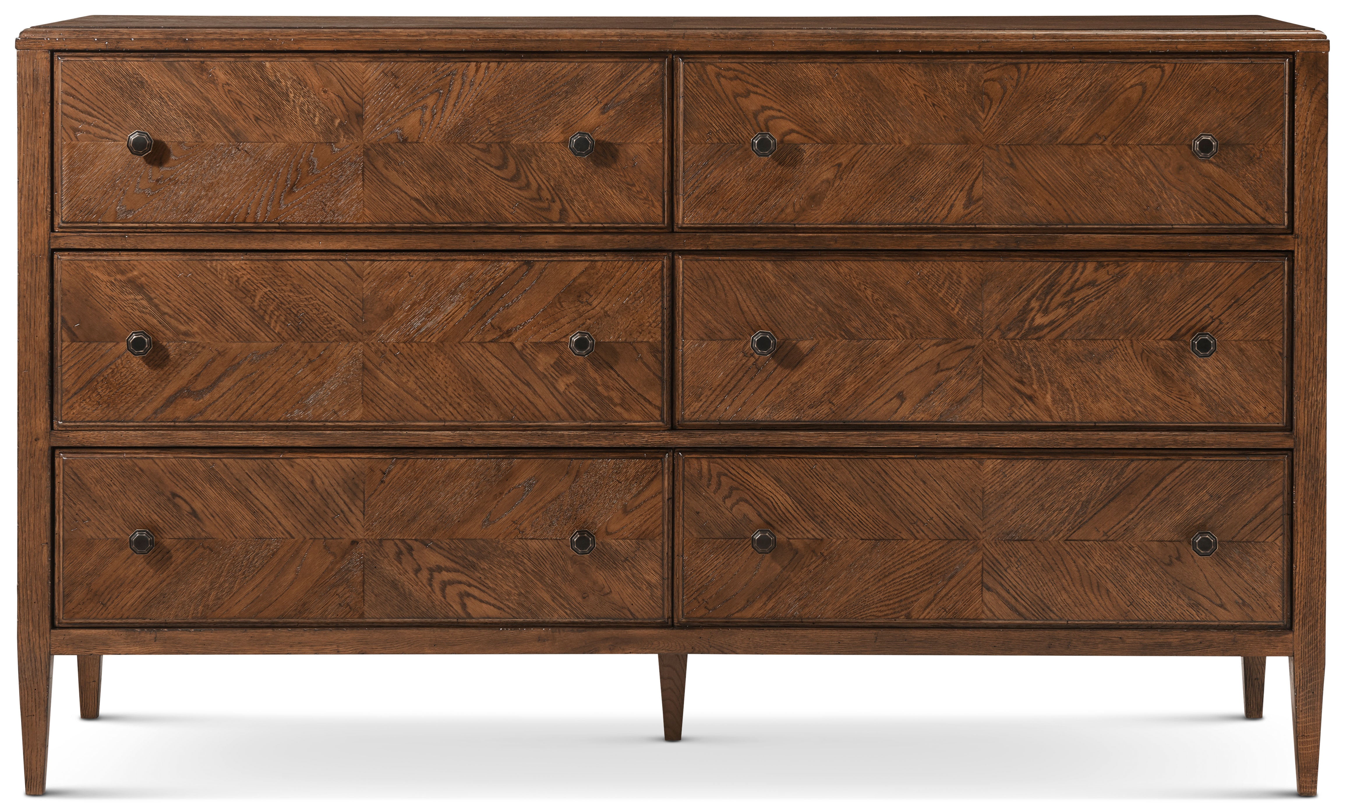 Nova Dresser in VCF1672.1C2M3F_Dusk_Finish / Oak, Veneer, Aluminium - Theodore Alexander