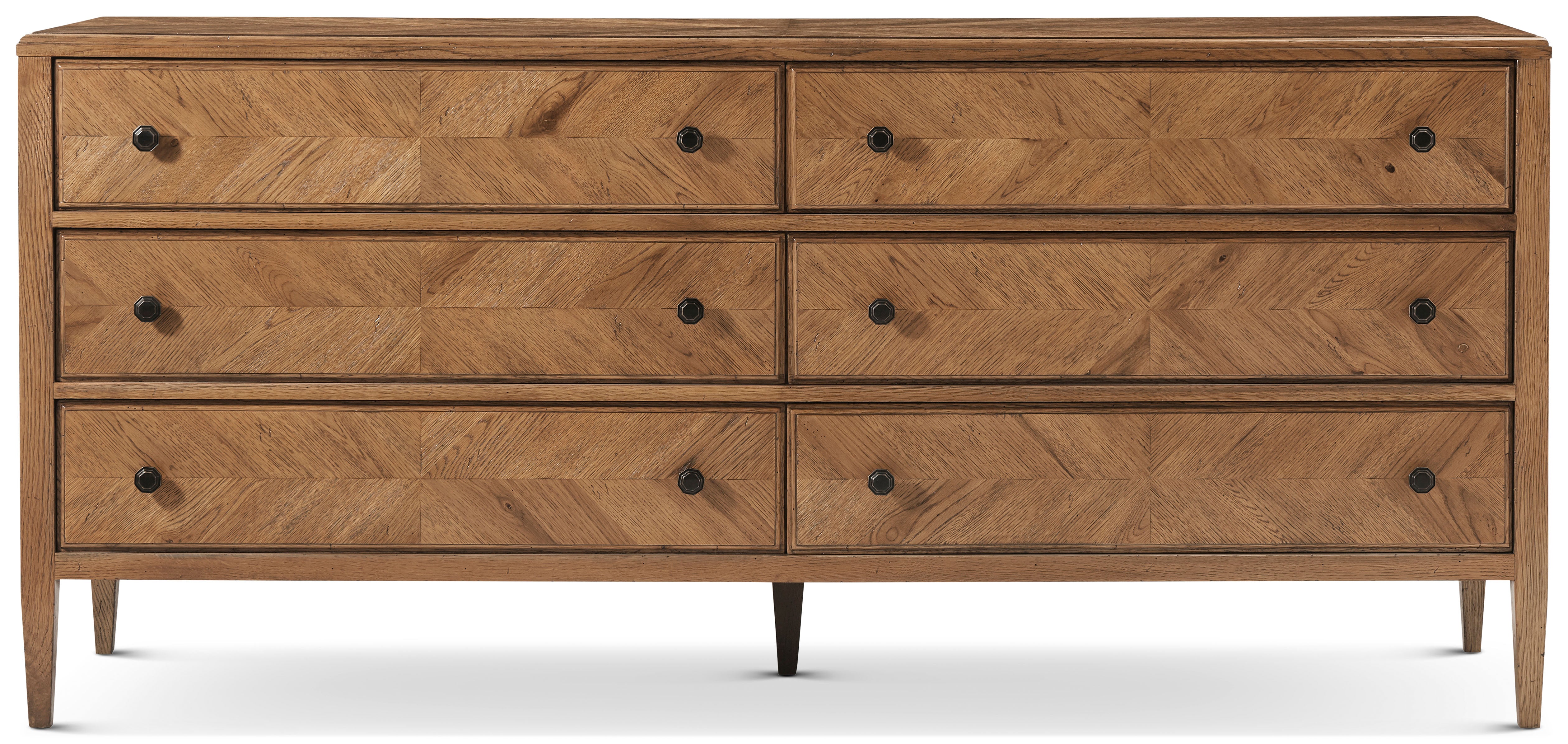 Nova Long Dresser in VCF1671.1C2M3F_Dawn_Finish / Solid Wood, Veneer, Aluminium - Theodore Alexander