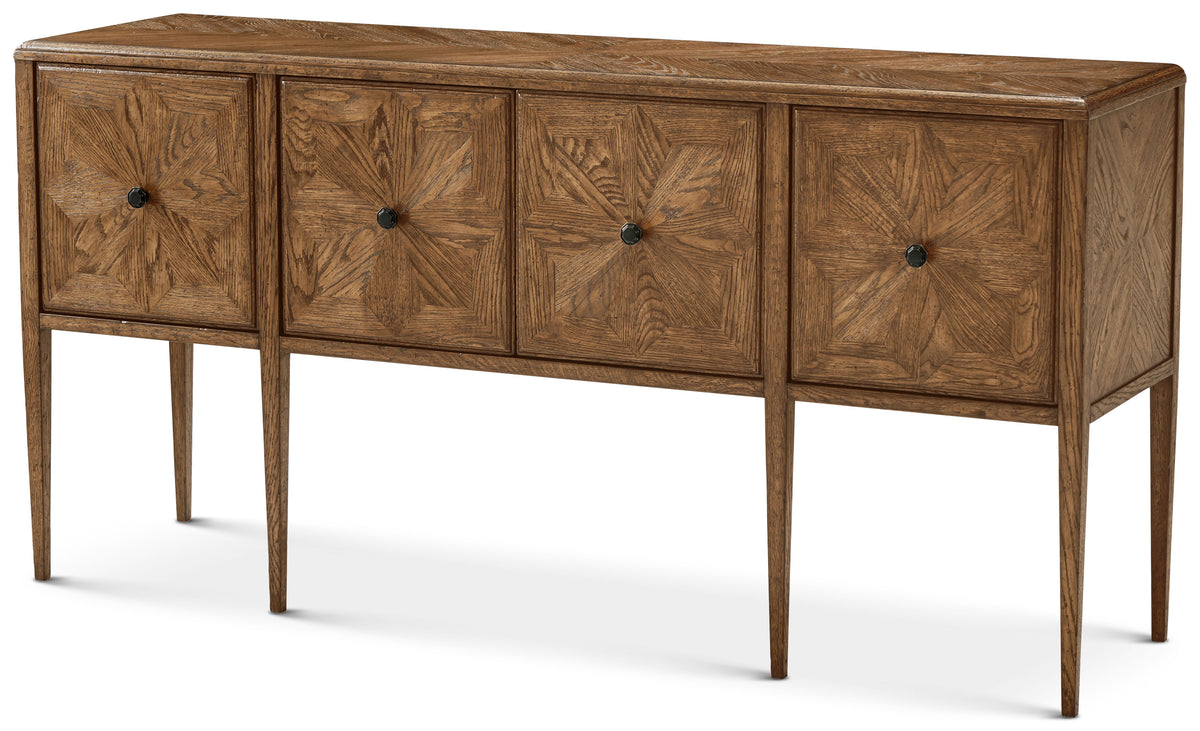 Nova Four Door Rectangular Credenza | Theodore Alexander | Sutter & Vale