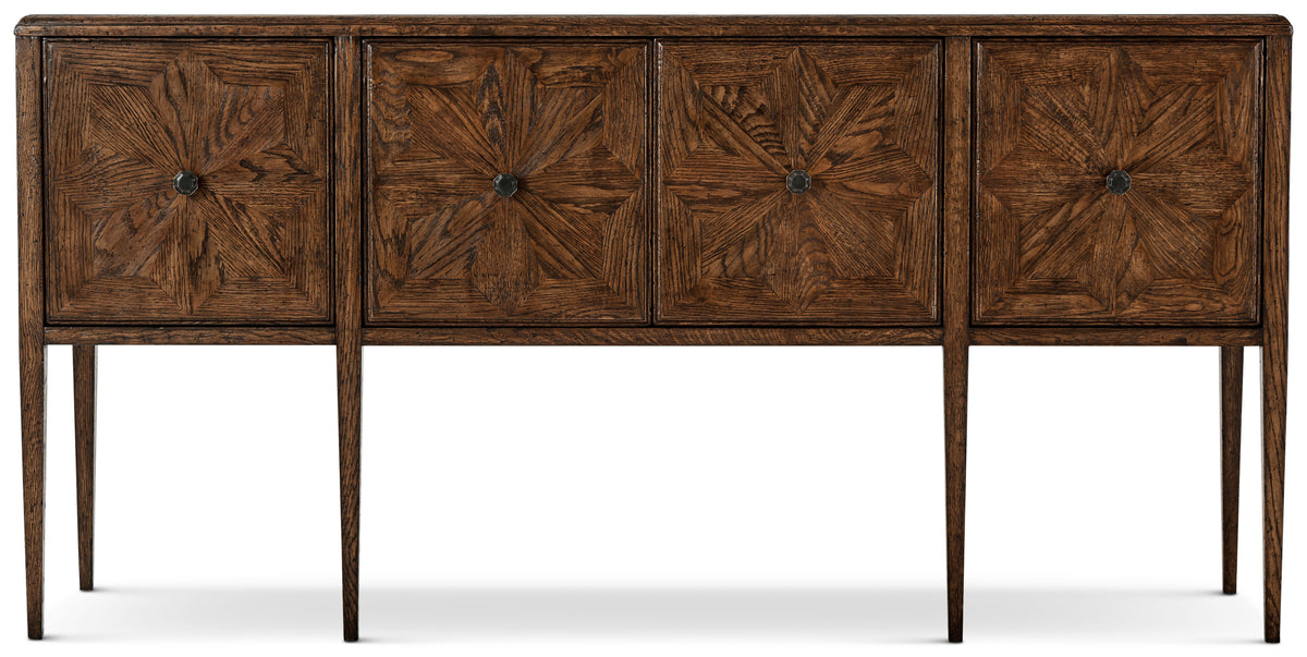 Nova Four Door Rectangular Credenza | Theodore Alexander | Sutter & Vale