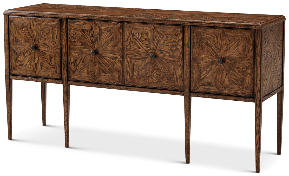 Nova Four Door Rectangular Credenza | Theodore Alexander | Sutter & Vale