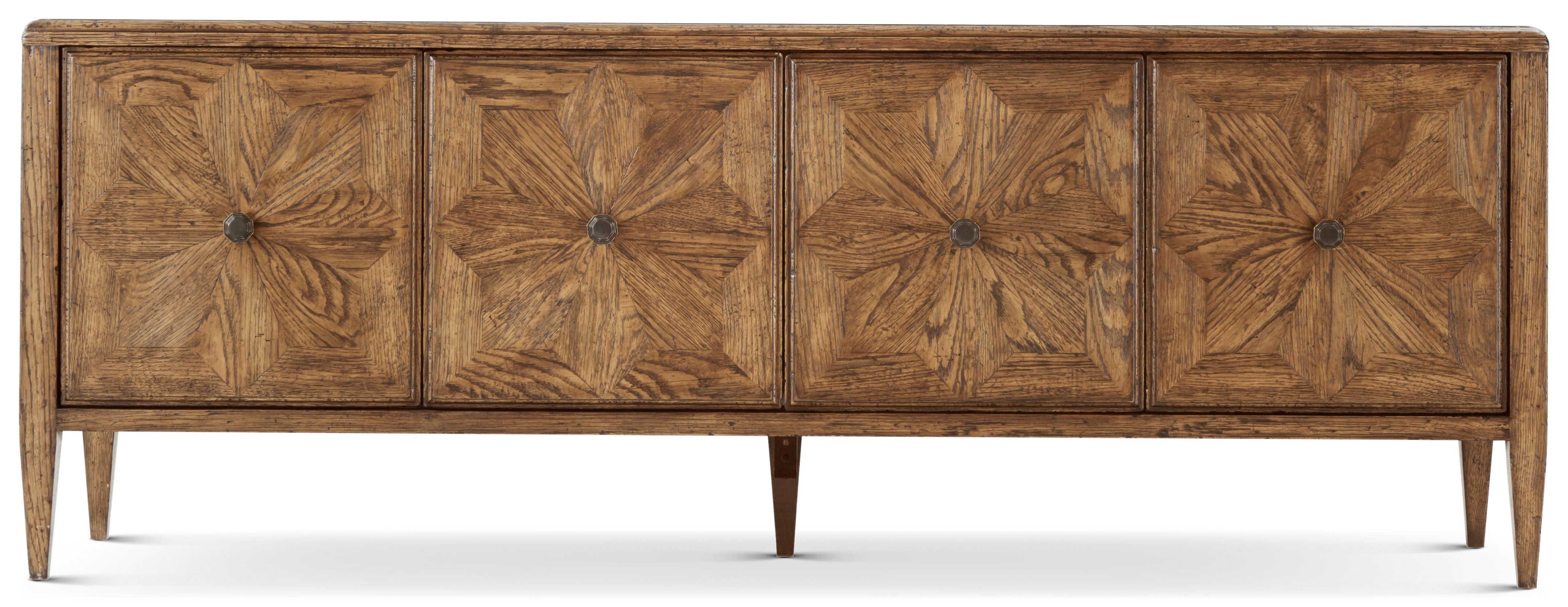 Nova Entertainment Console in VCF1671.1C2M3F_Dawn_Finish / Oak, Veneer, Aluminium - Theodore Alexander