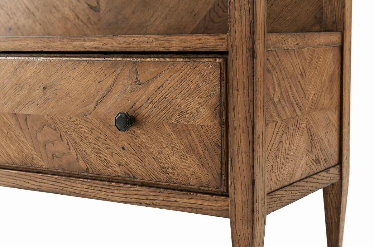 Nova Open Bookcase — Old Dawn Finish