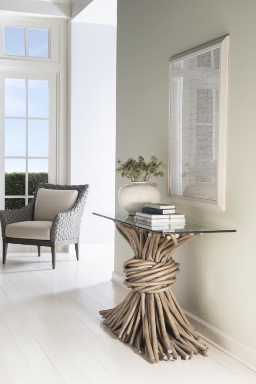 Knot Console Table - Grey – Console Tables by Century Furniture | Sutter & Vale