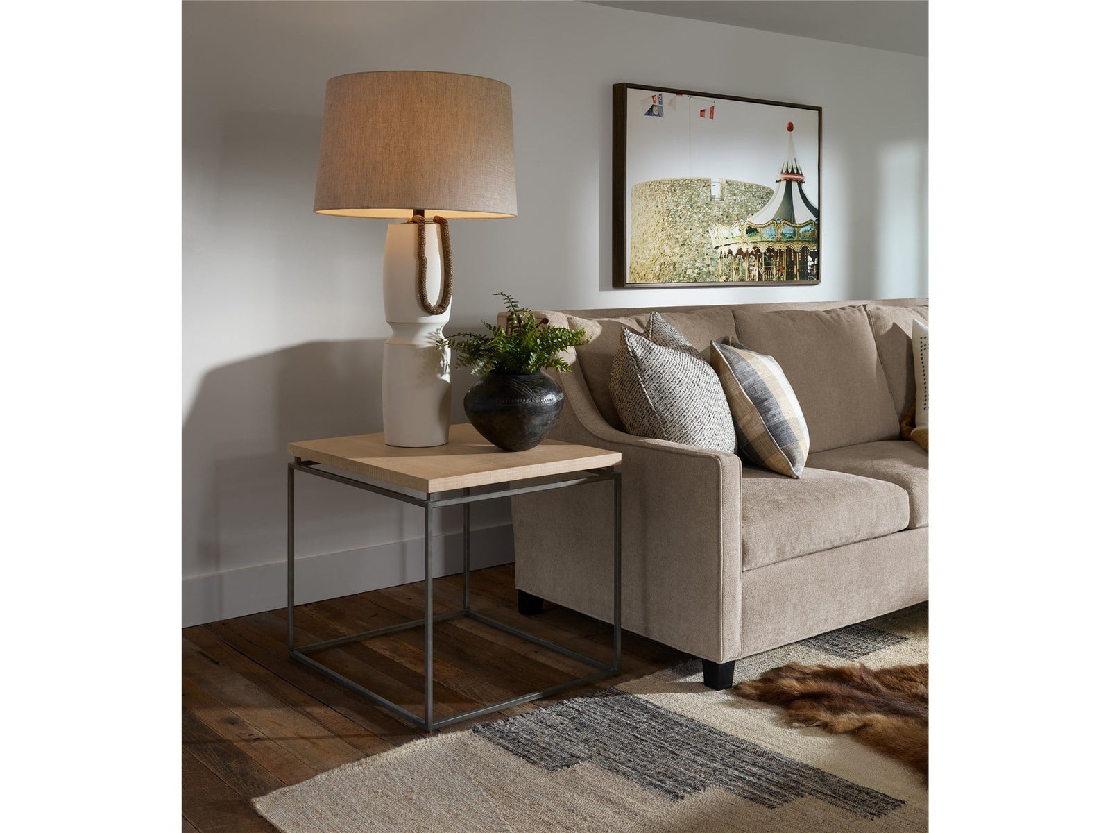 Modern Farmhouse End Table
