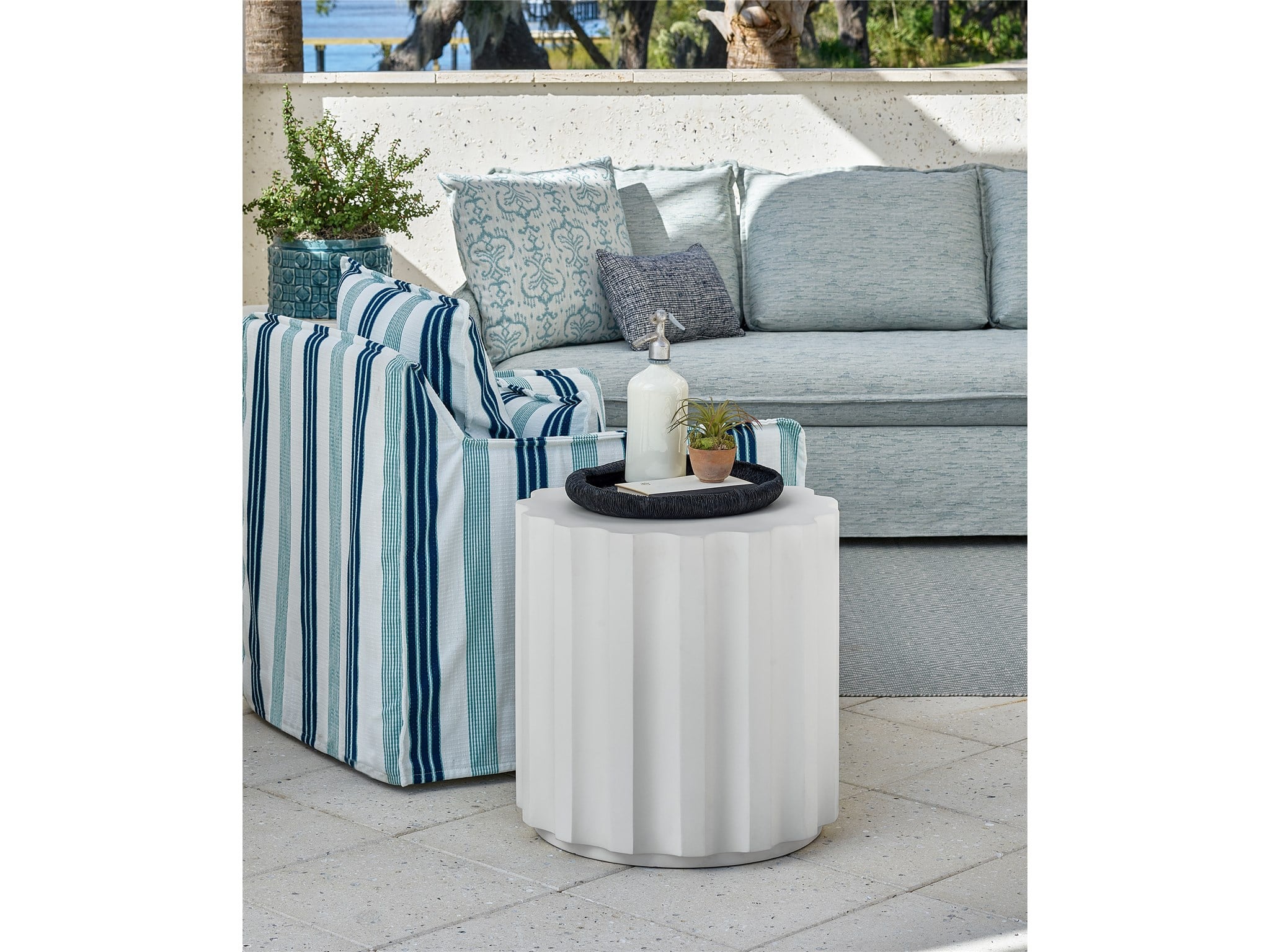 Coastal Living Outdoor Edisto Side Table