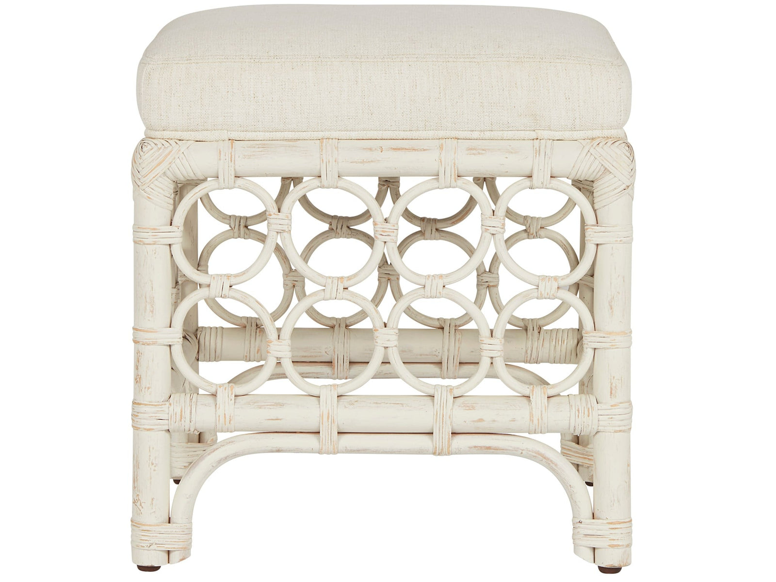 Getaway Coastal Living Home Collection Rattan Stool