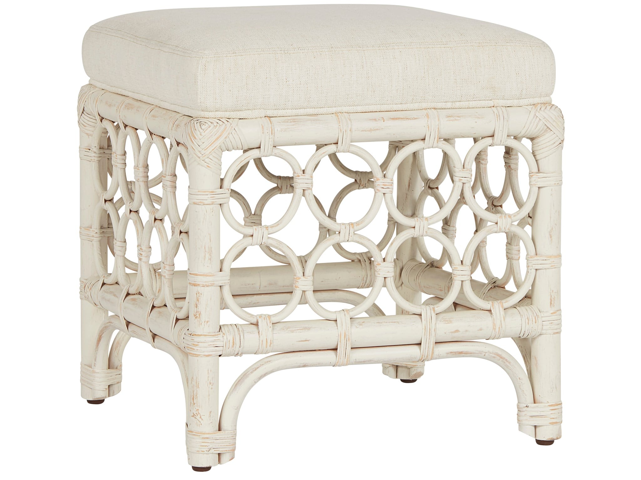 Getaway Coastal Living Home Collection Rattan Stool