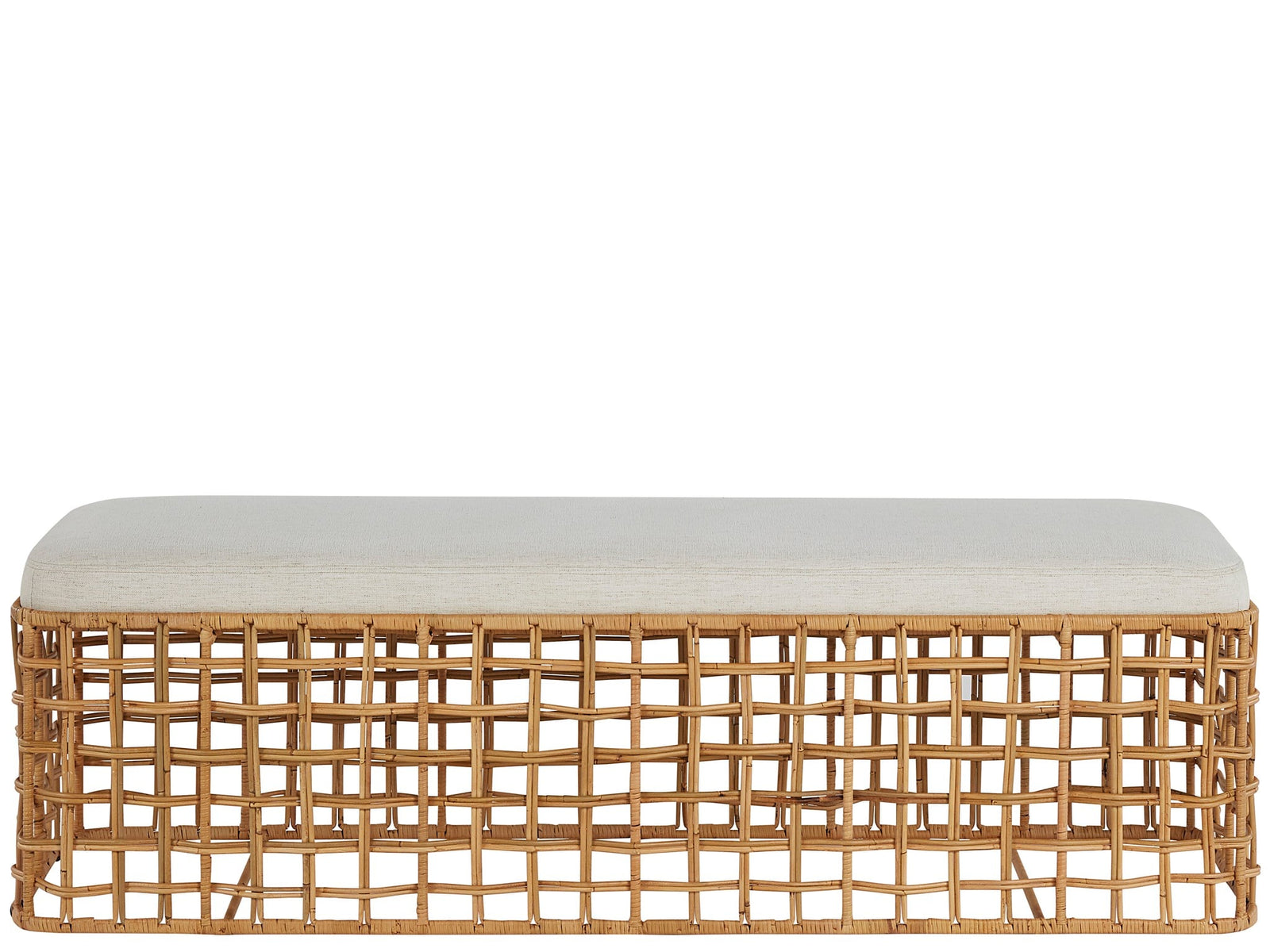 Getaway Coastal Living Home Collection Rattan Bench