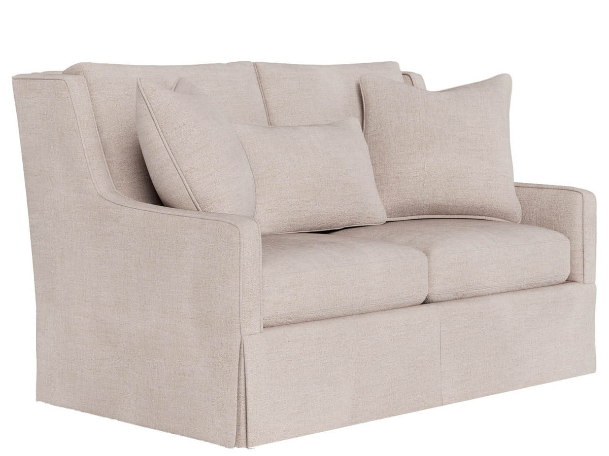 Hudson Skirted Loveseat - Special Order
