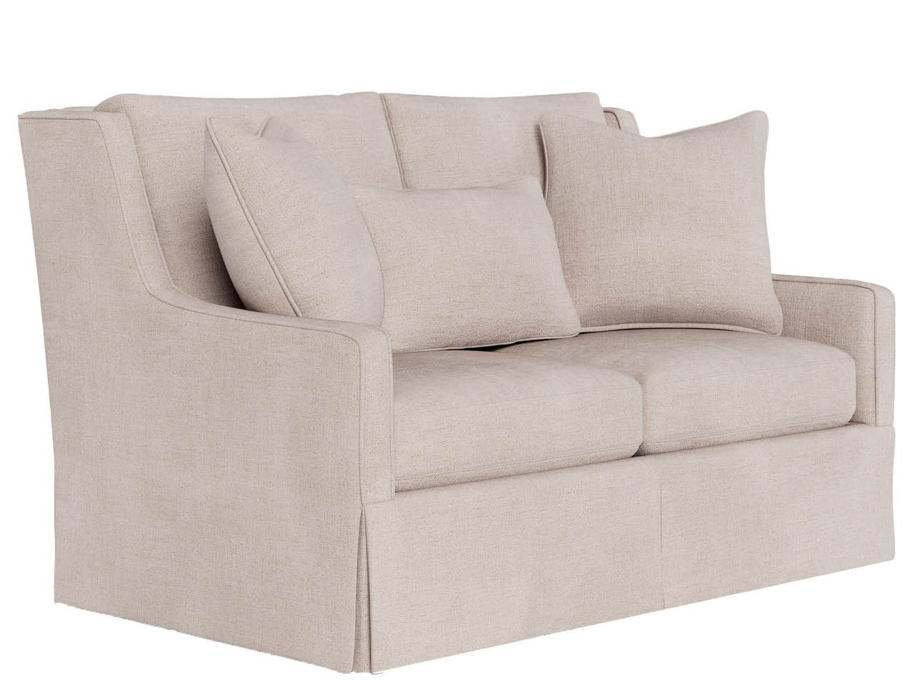 Hudson Skirted Loveseat - Special Order