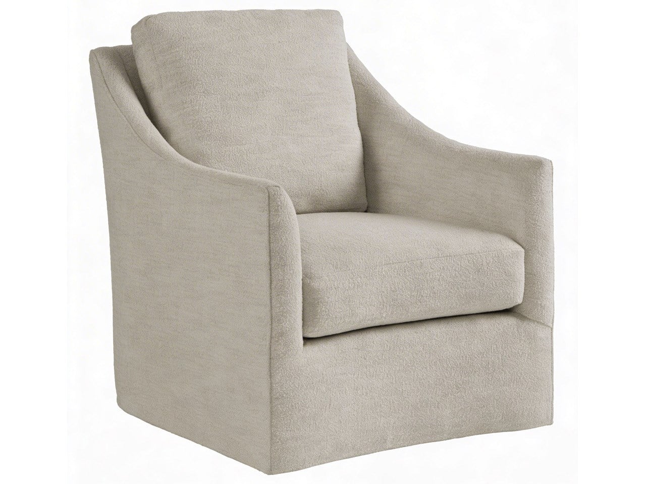Walter Slipcover Swivel Chair - Special Order