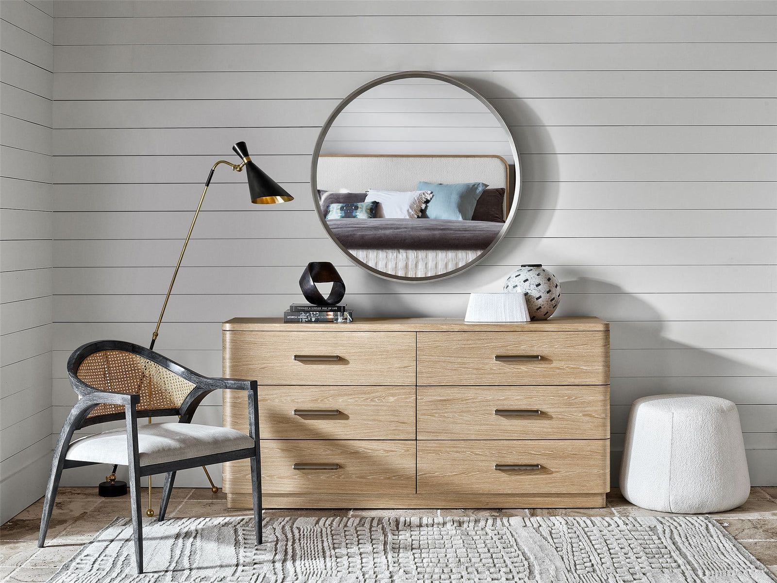 Modern Nomad Six Drawer Dresser
