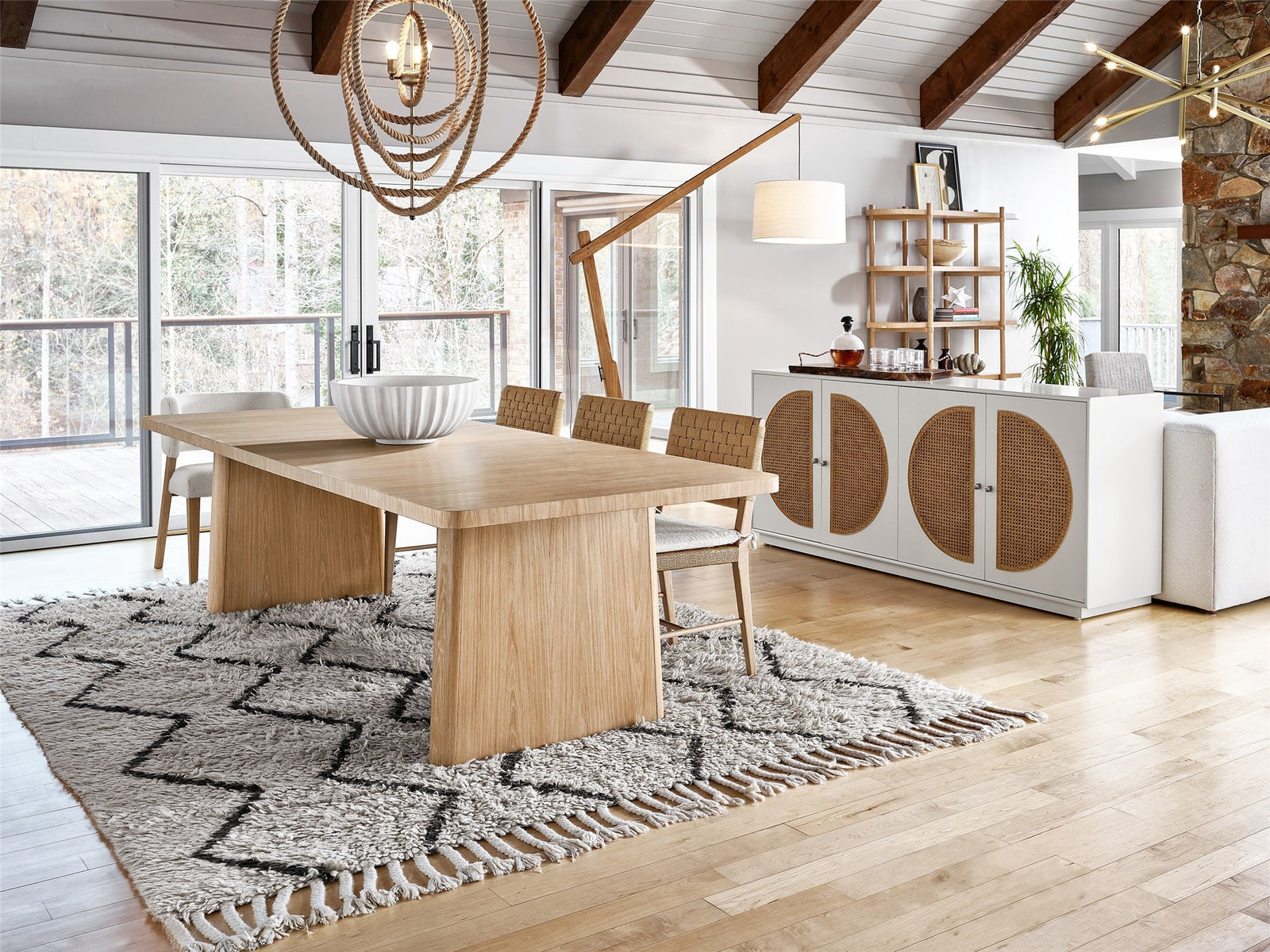 Modern Nomad Dining Table