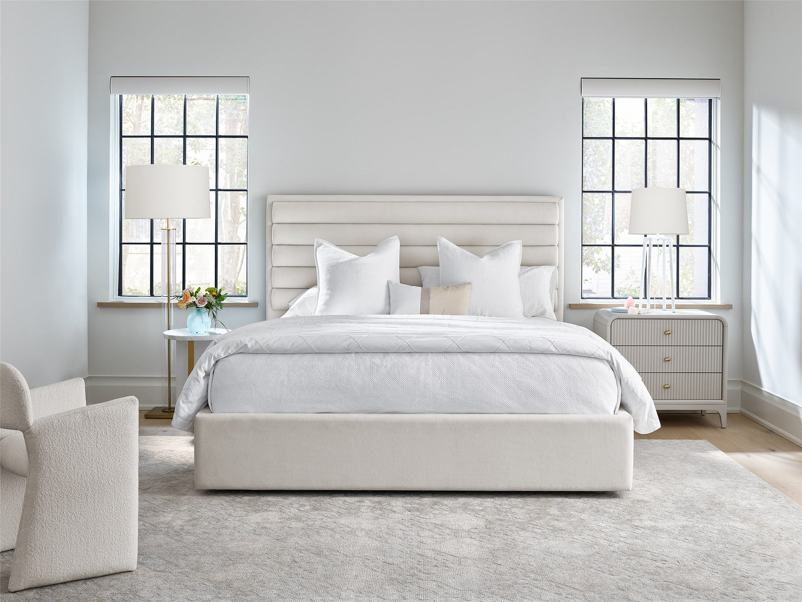 Tranquility - Miranda Kerr Home Tranquility Upholstered Bed Queen