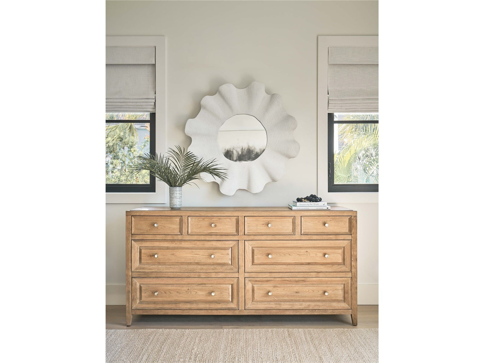 Weekender Coastal Living Home Collection Scallop Mirror