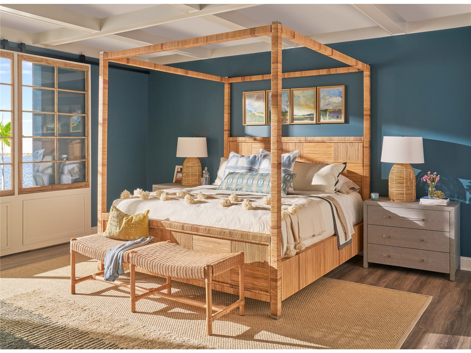 Weekender Coastal Living Home Collection Chatham Poster Bed King