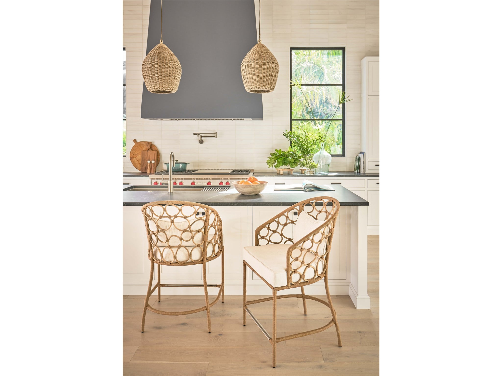 Weekender Coastal Living Home Collection Pebble Counter Chair