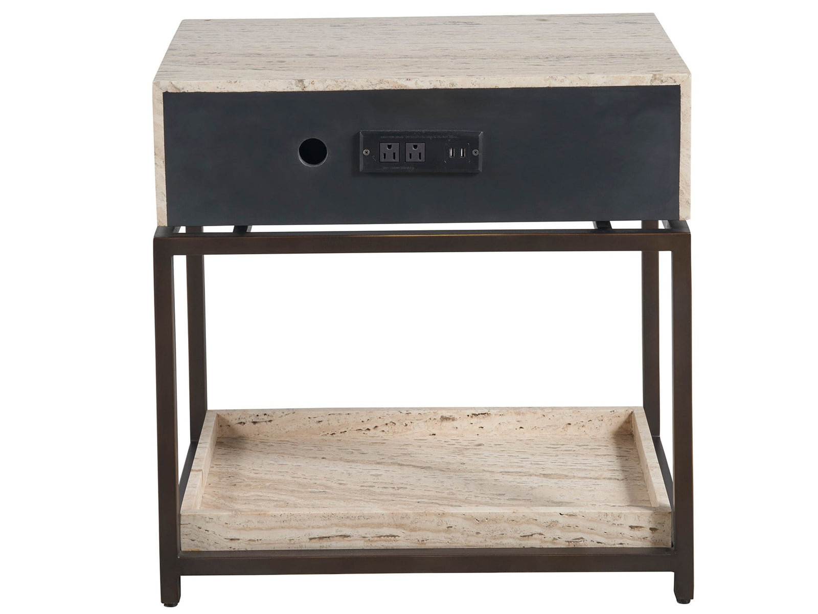 Modern Dove Nightstand
