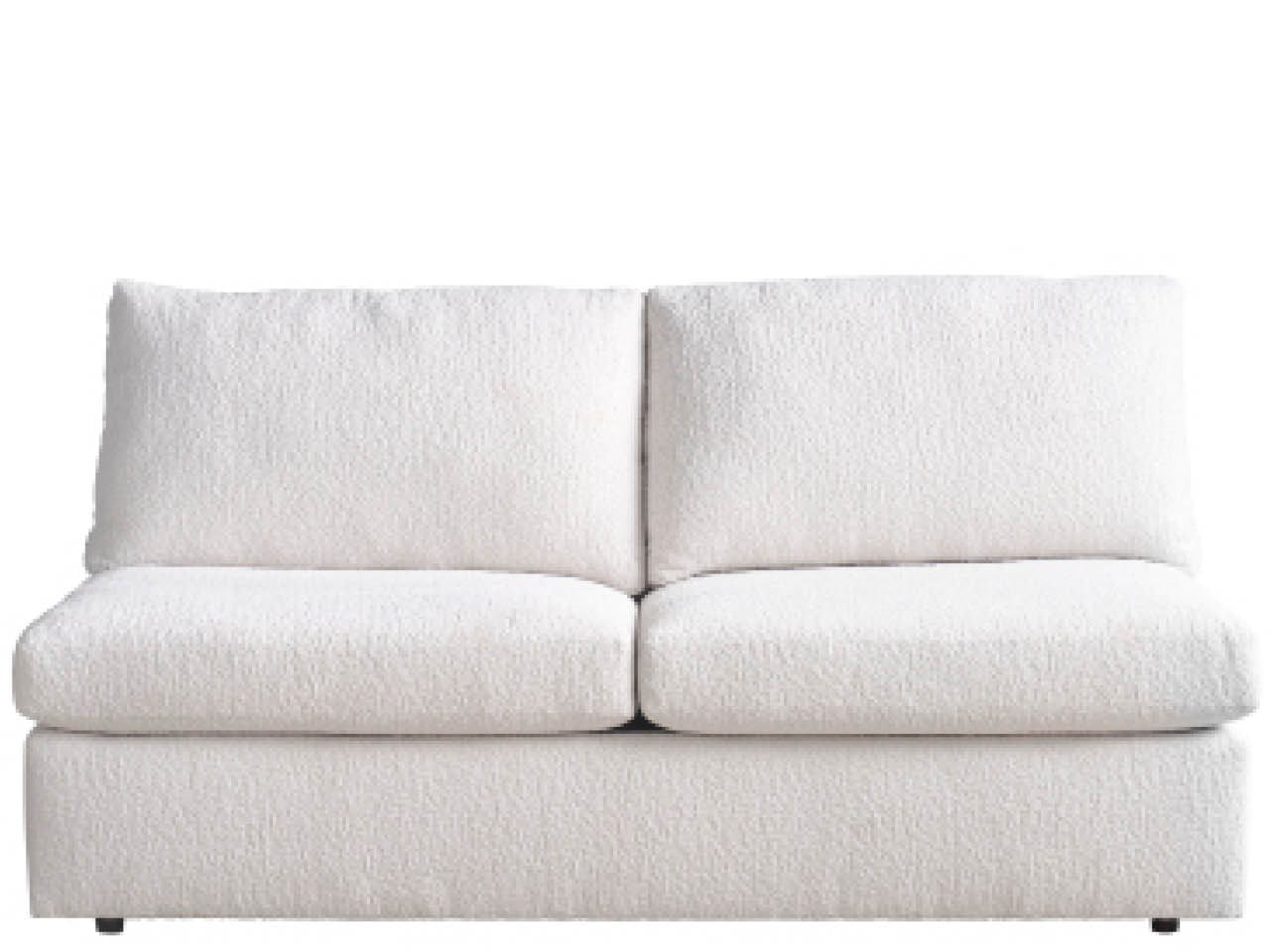 Modern U Choose Armless Loveseat - Special Order