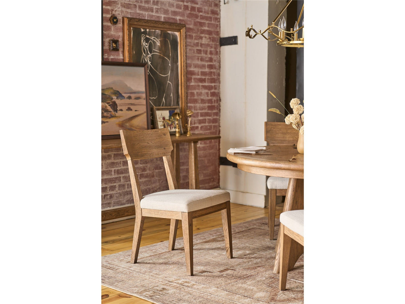 Griffith Park Sienna Wood Back Side Chair