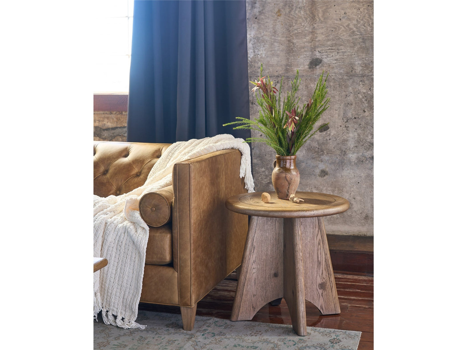 Griffith Park Sienna Round Side Table