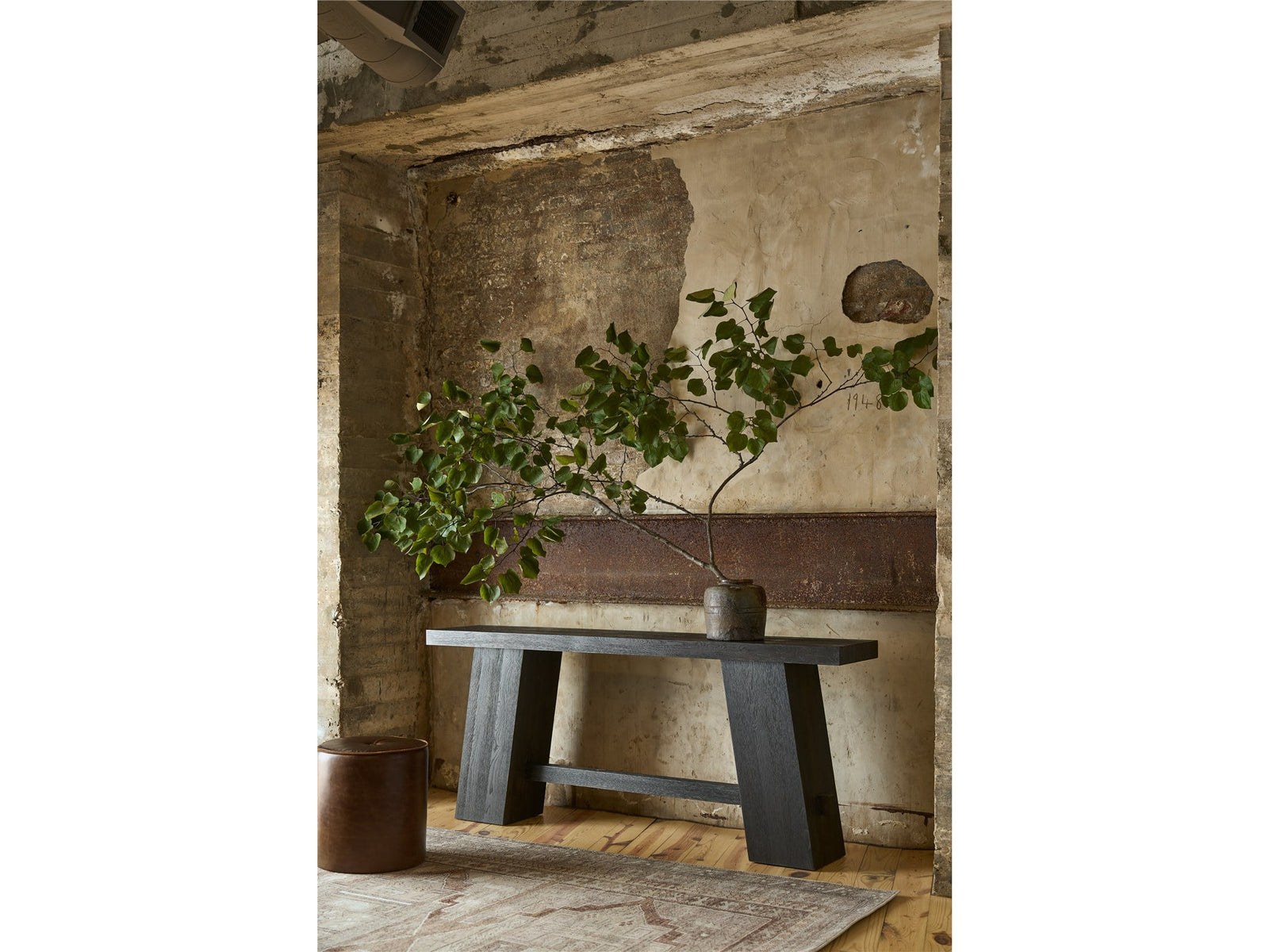 Griffith Park Obsidian Console Table