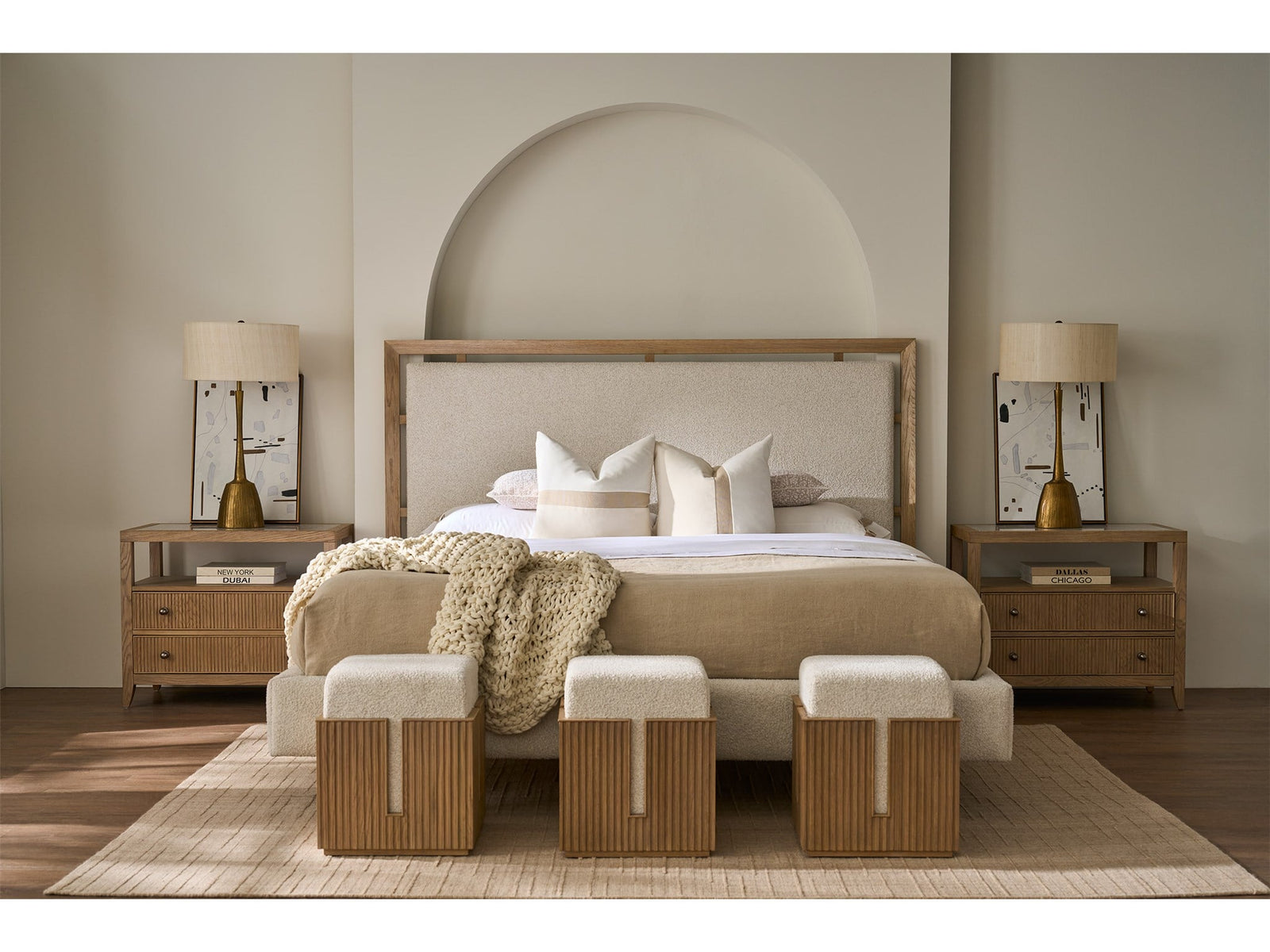 Avaline Kendall Panel Bed King