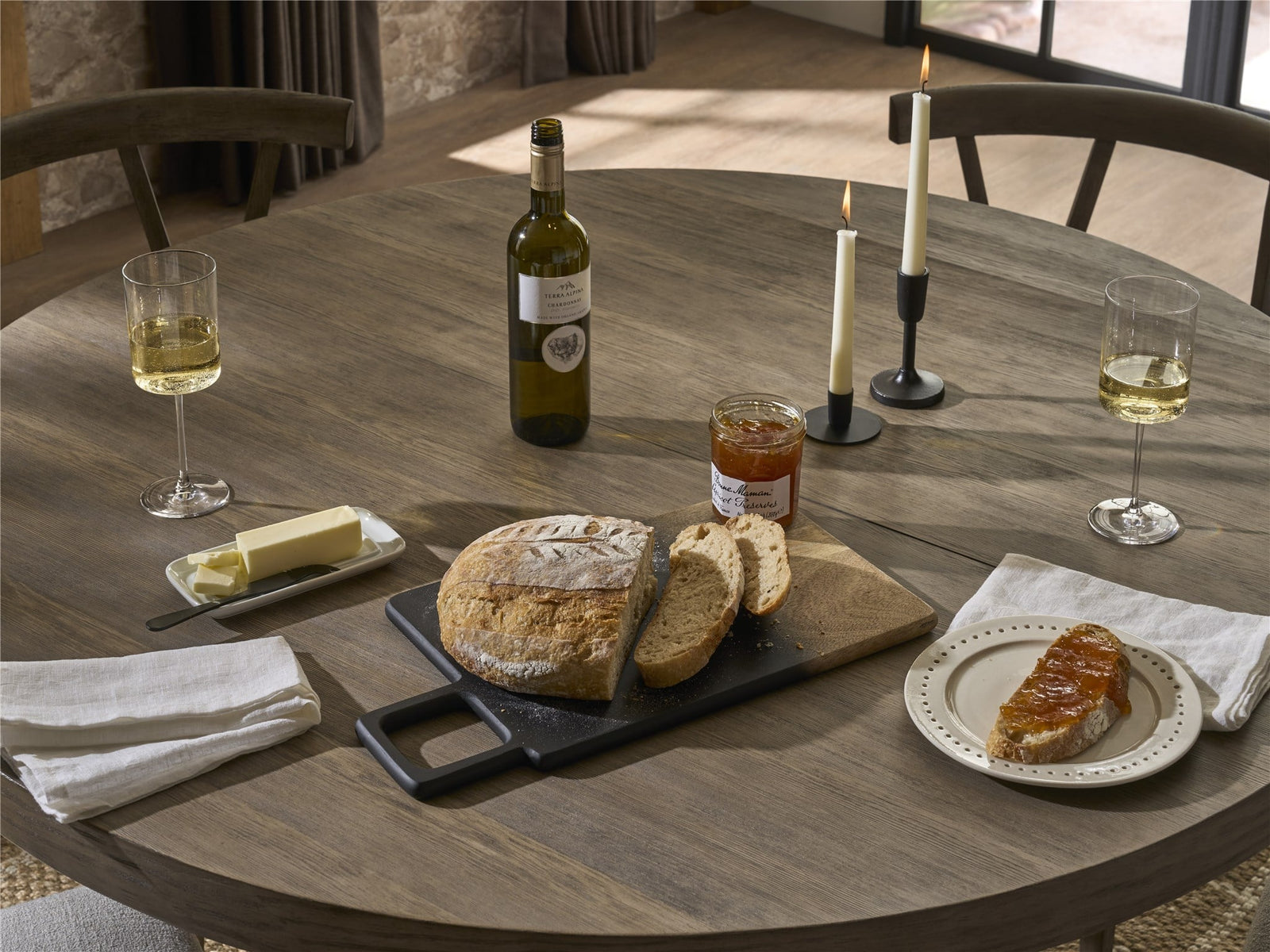 Dwell Boulder Round Dining Table